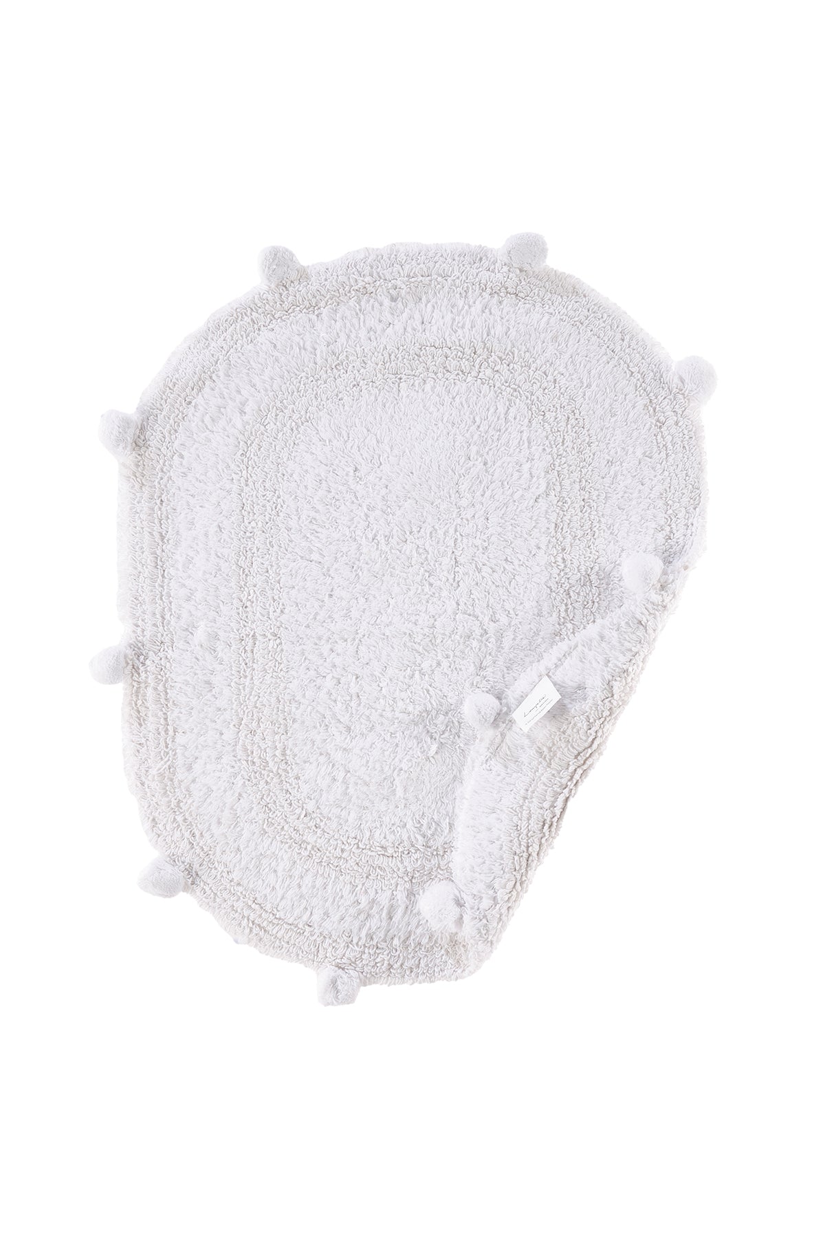 Lampetie | Eris Tekli Banyo Paspası  45x60 Beyaz