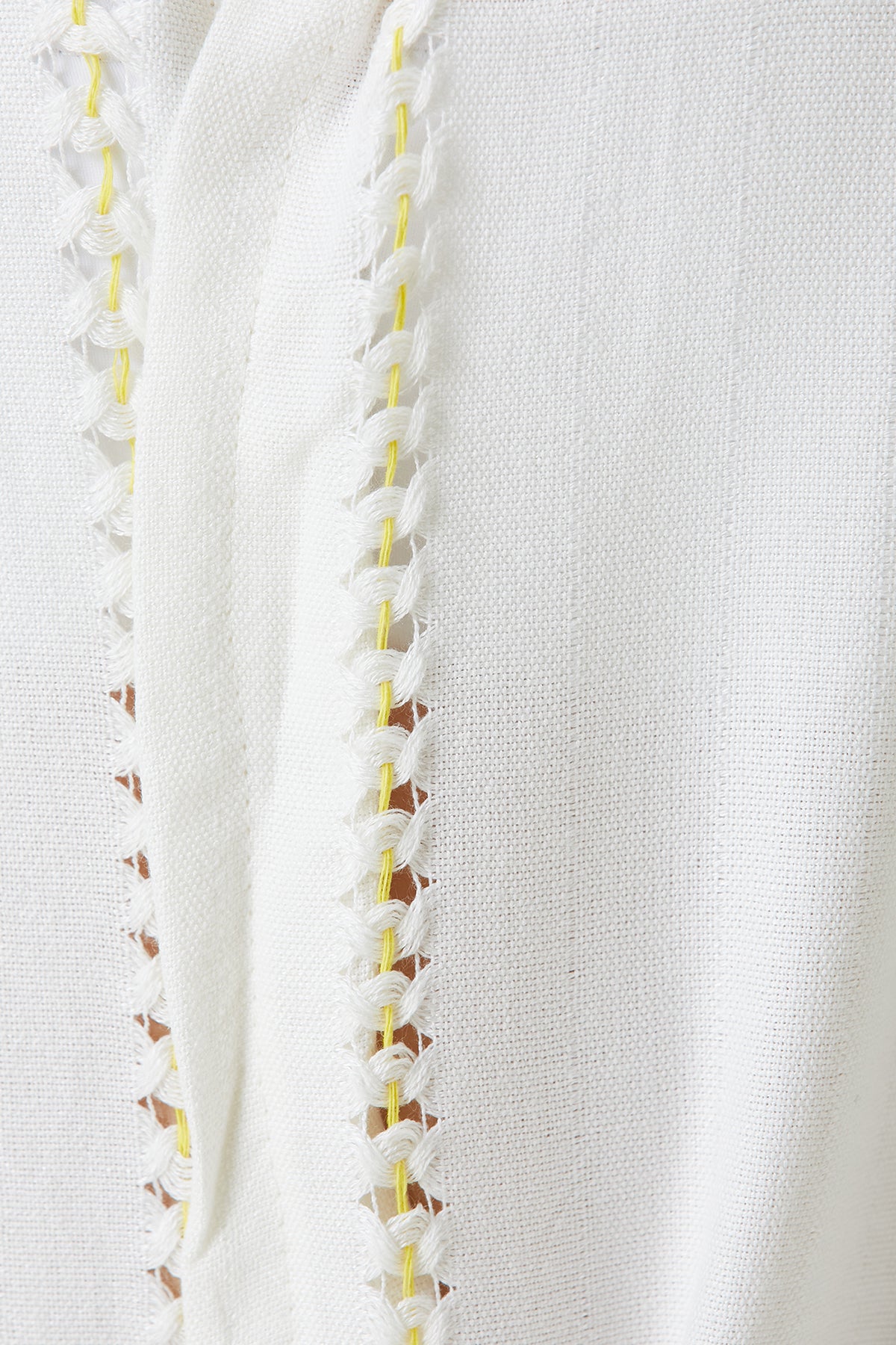 Serene Peştamal Kadın Bornoz - Sarı Örgü Ajur