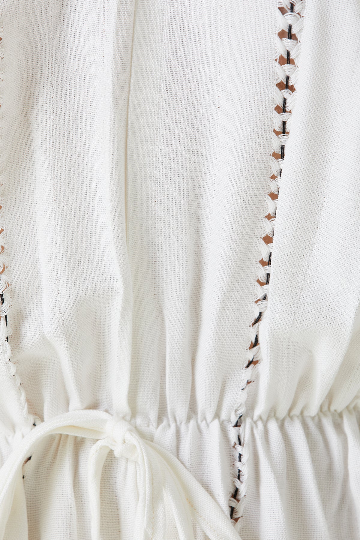 Serene Long Beach Dress - Black Knitted Openwork