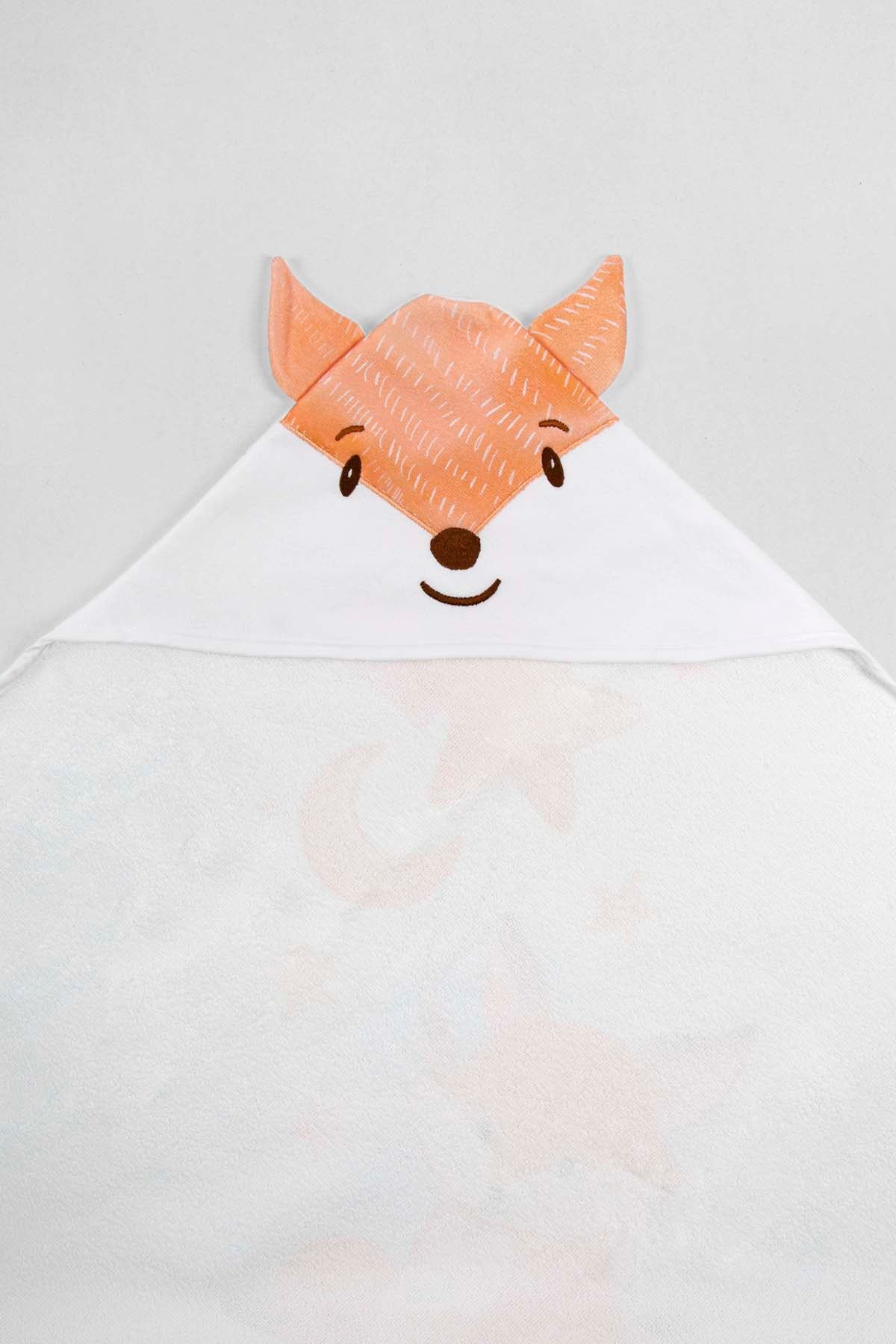 Happy Fox Swaddle Towel 75x75
