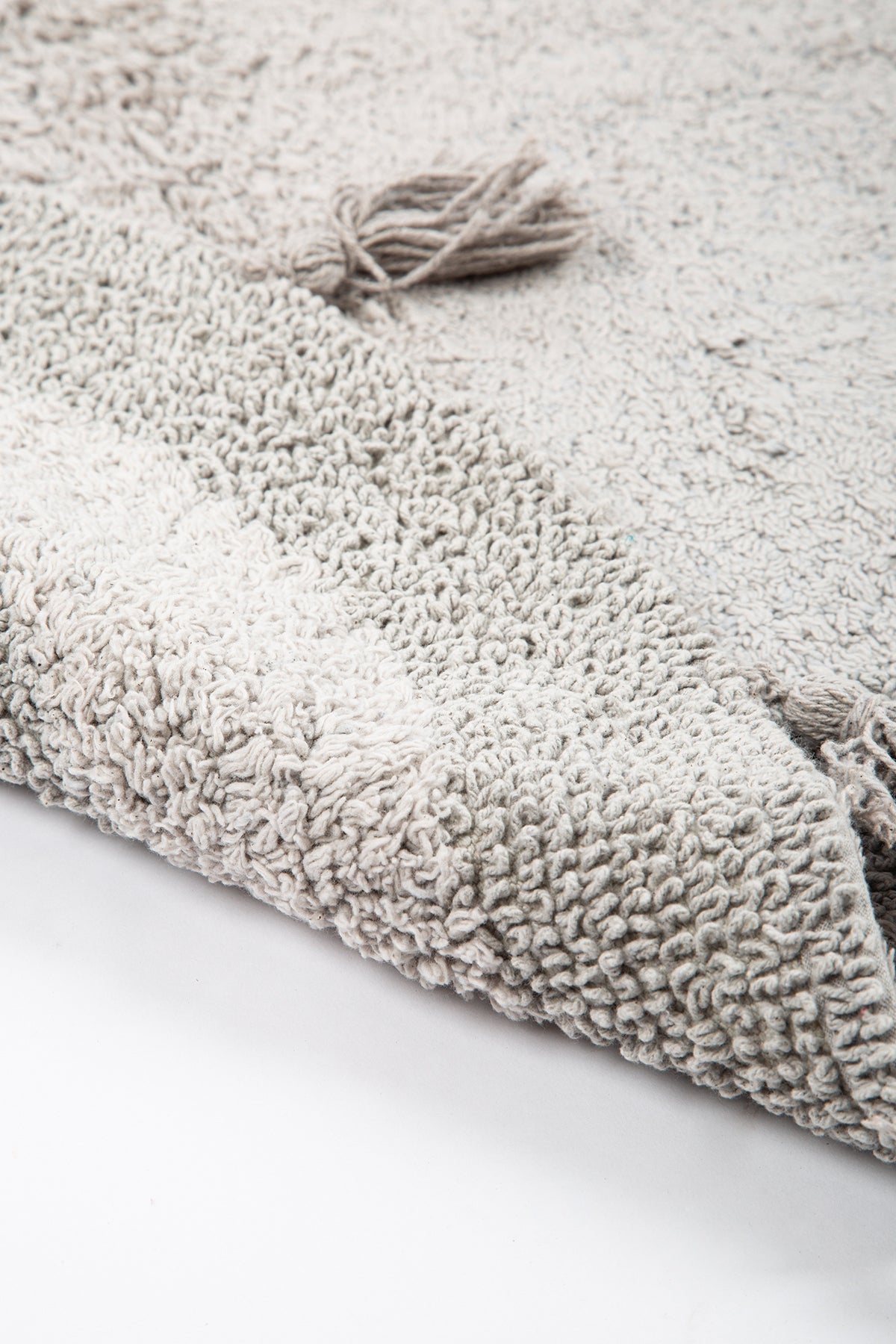 Hana 2 Piece Bath Mat Set 100% Cotton 40x60 + 60x90 Gray