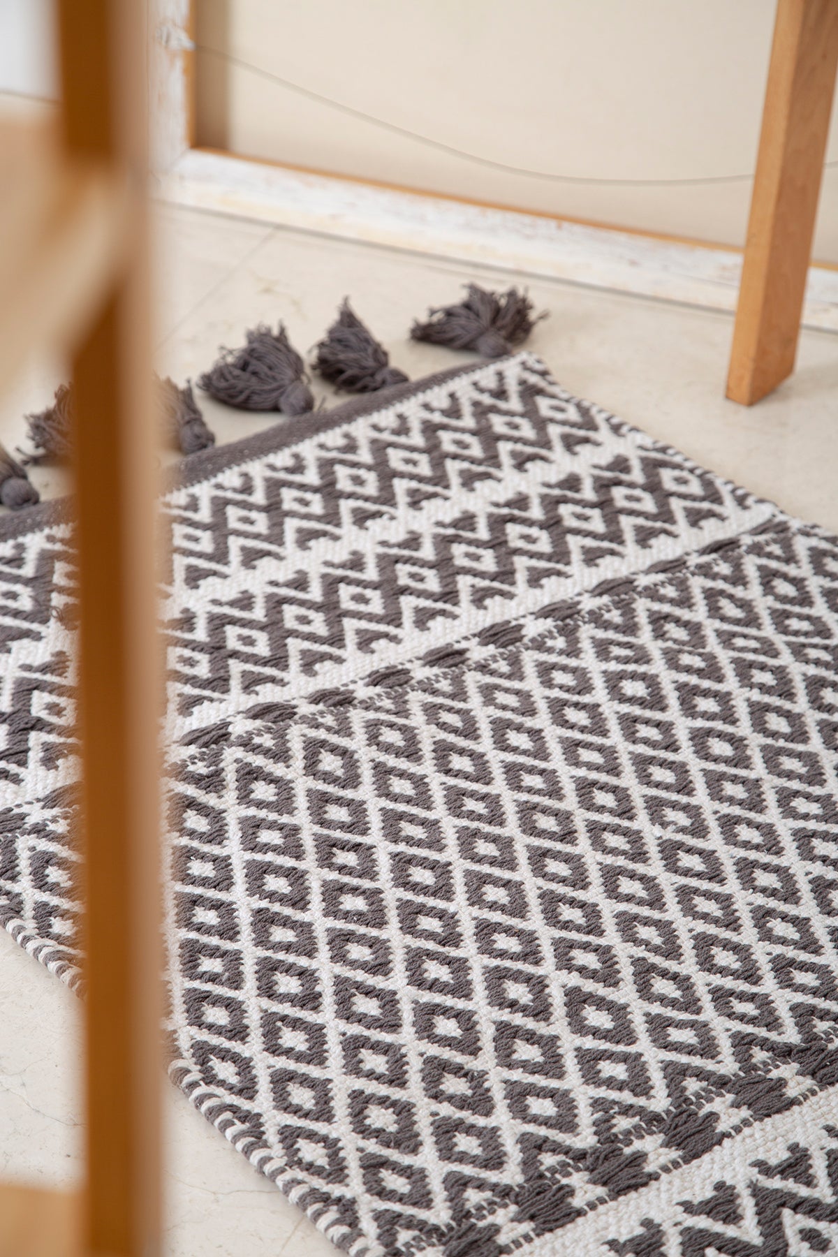 King Single Bath Mat 100% Cotton 60x90 Anthracite