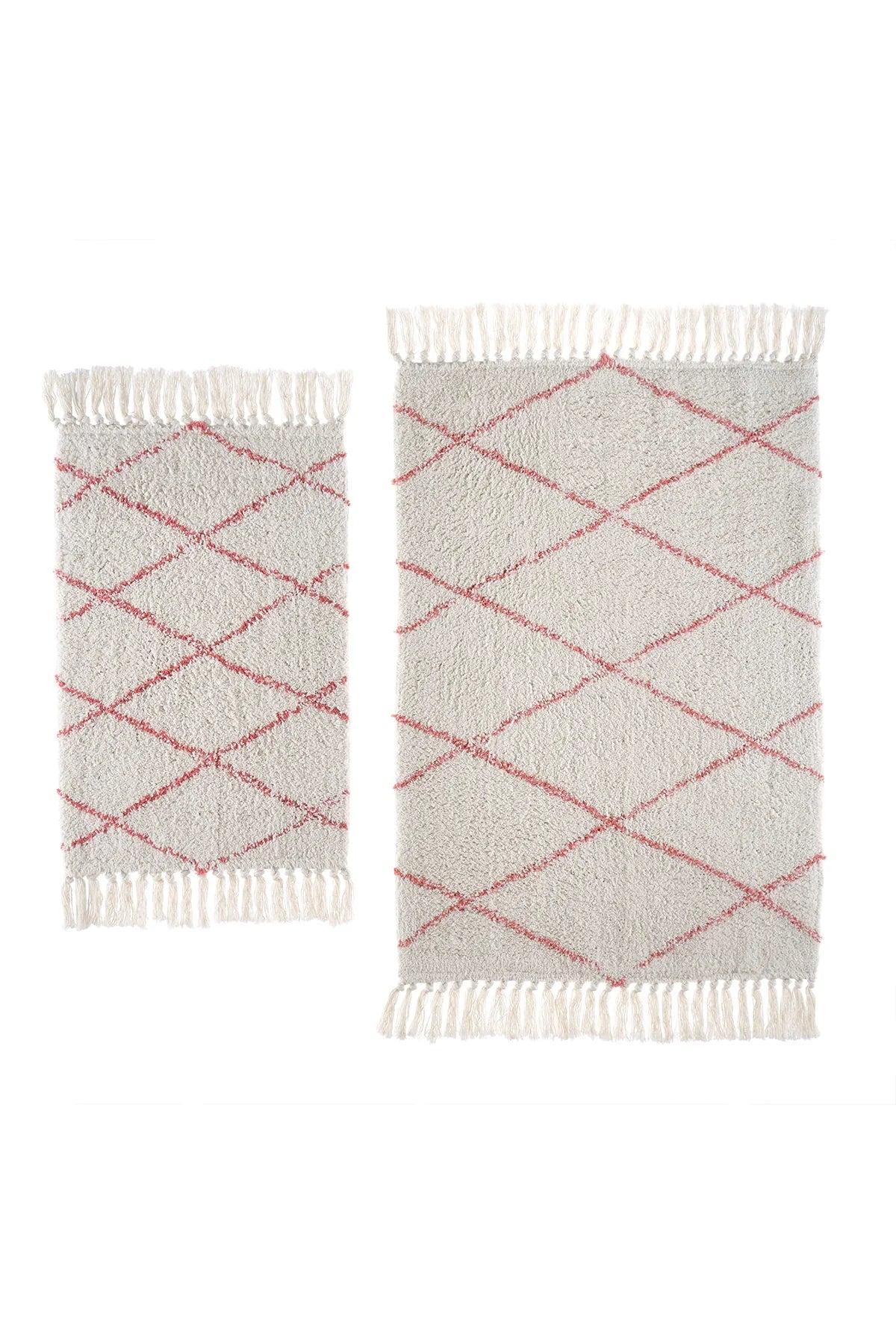 Grace 2 Piece Bath Mat Set 100% Cotton 40x60 + 60x90