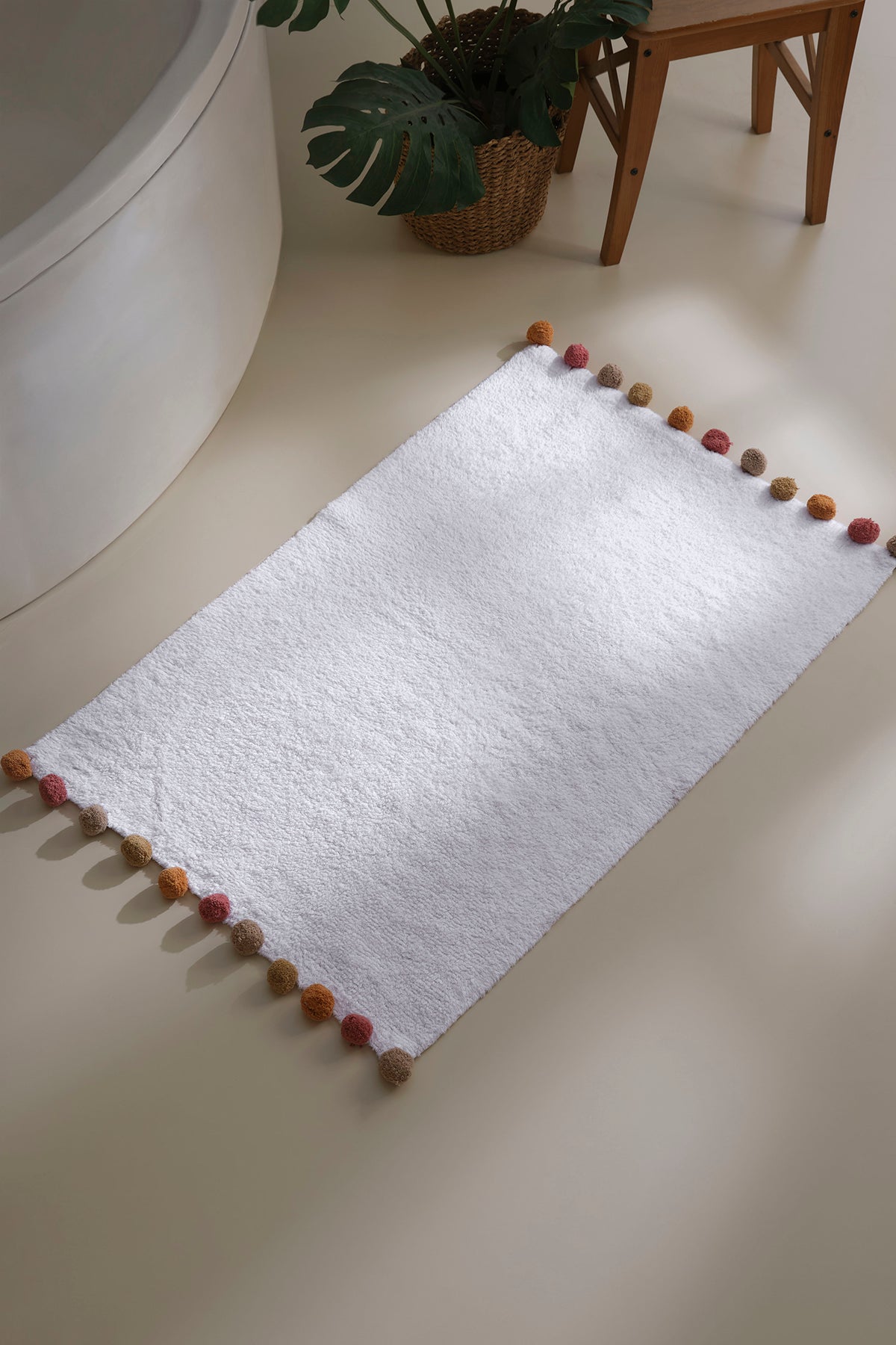 Delight Tekli Banyo Paspası %100 Pamuk 70xx100