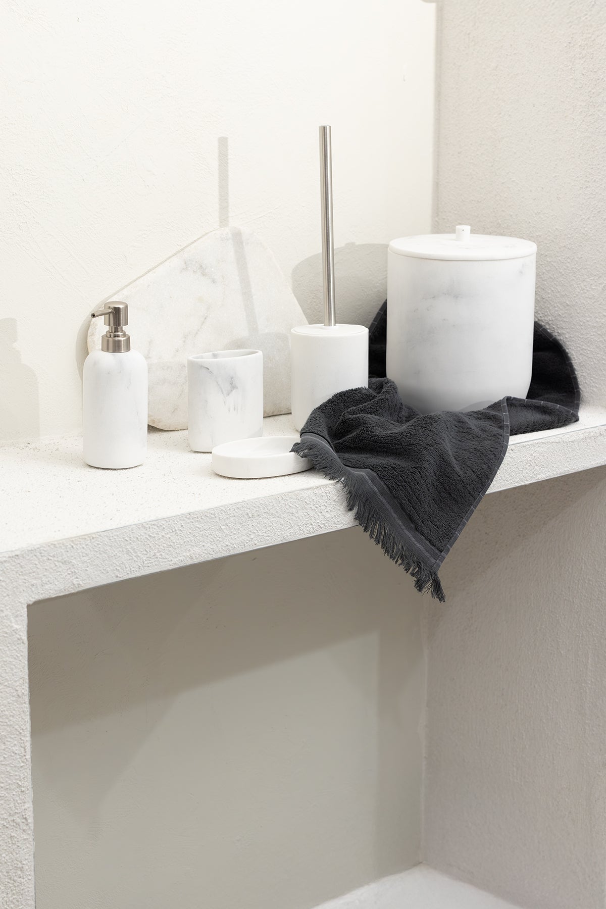 Marble Haze 5 Parça Banyo Seti