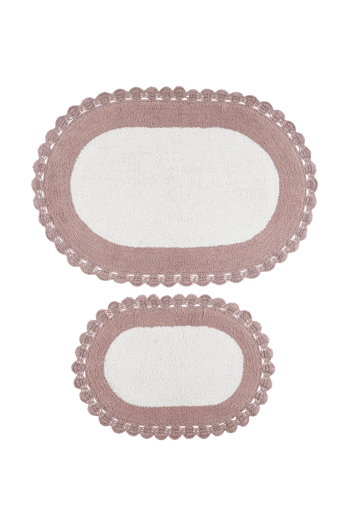 Bianca 2’li Takım Banyo Paspası %100 Pamuk 40x60 + 60x90 Acı Kahve