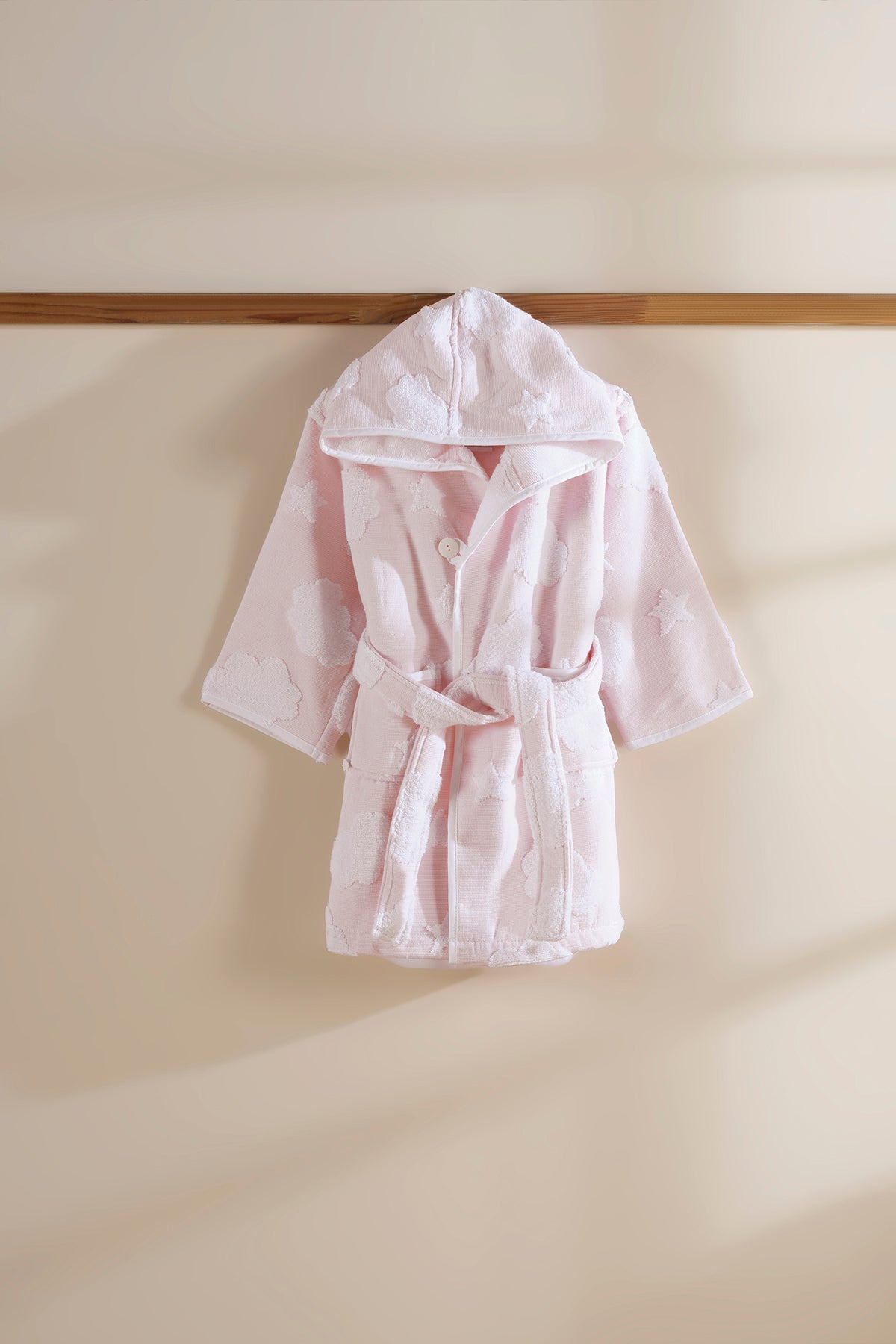 My Cloudy Sky Çocuk Bornoz Pembe