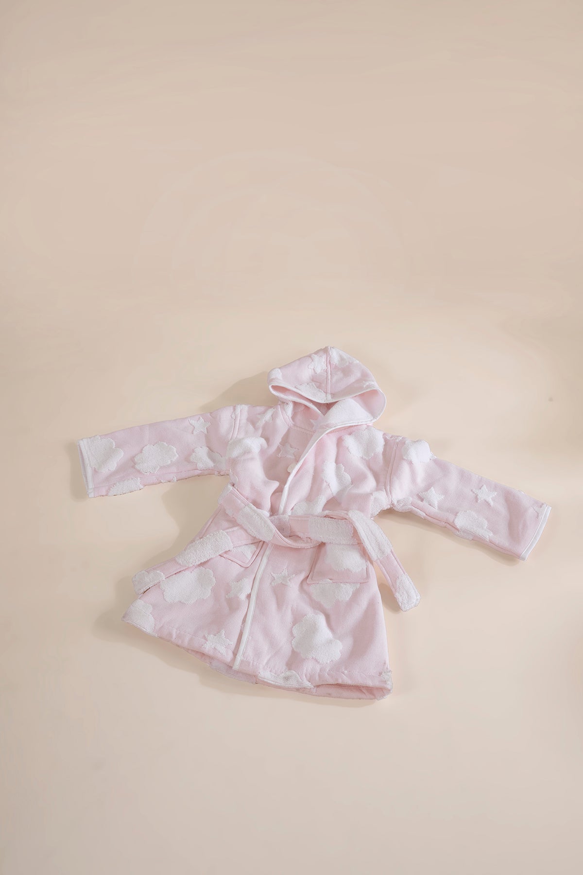 My Cloudy Sky Çocuk Bornoz Pembe