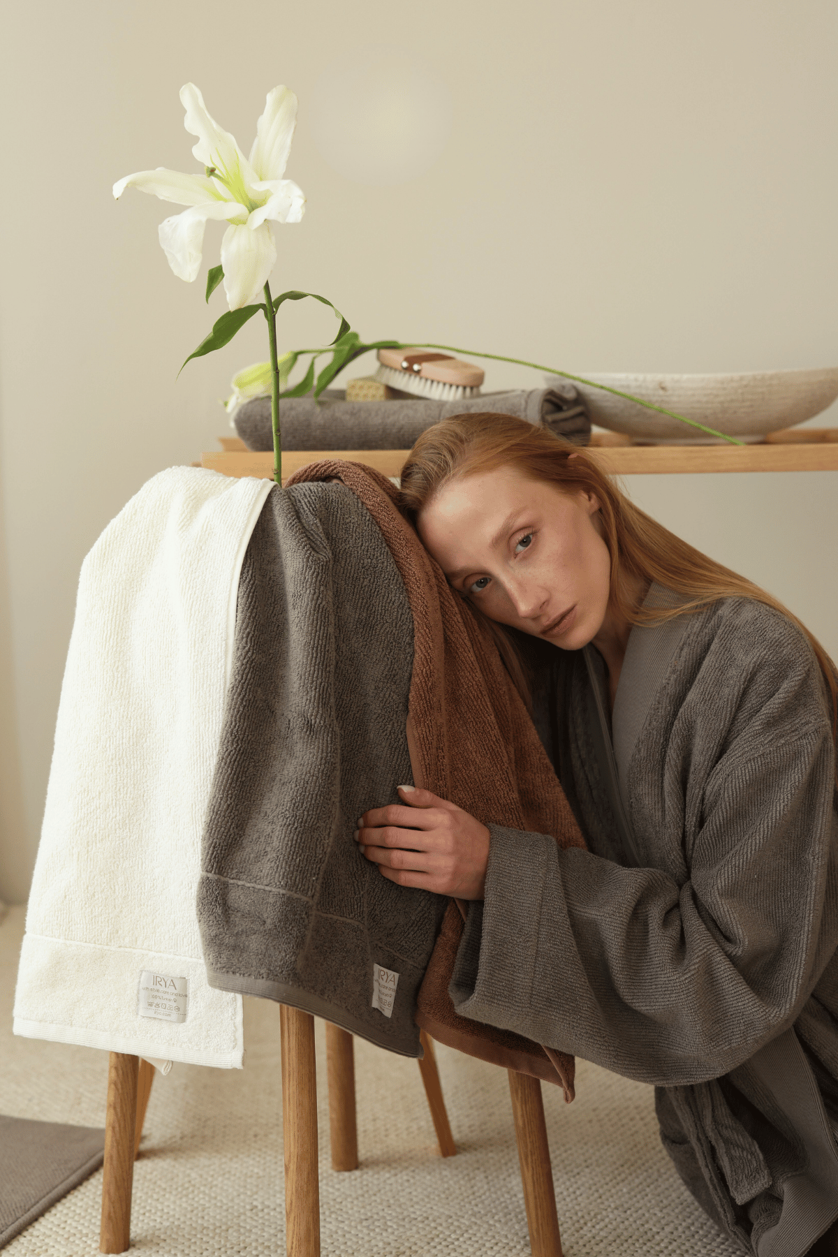 Solena Havlu 70x140cm Ekru