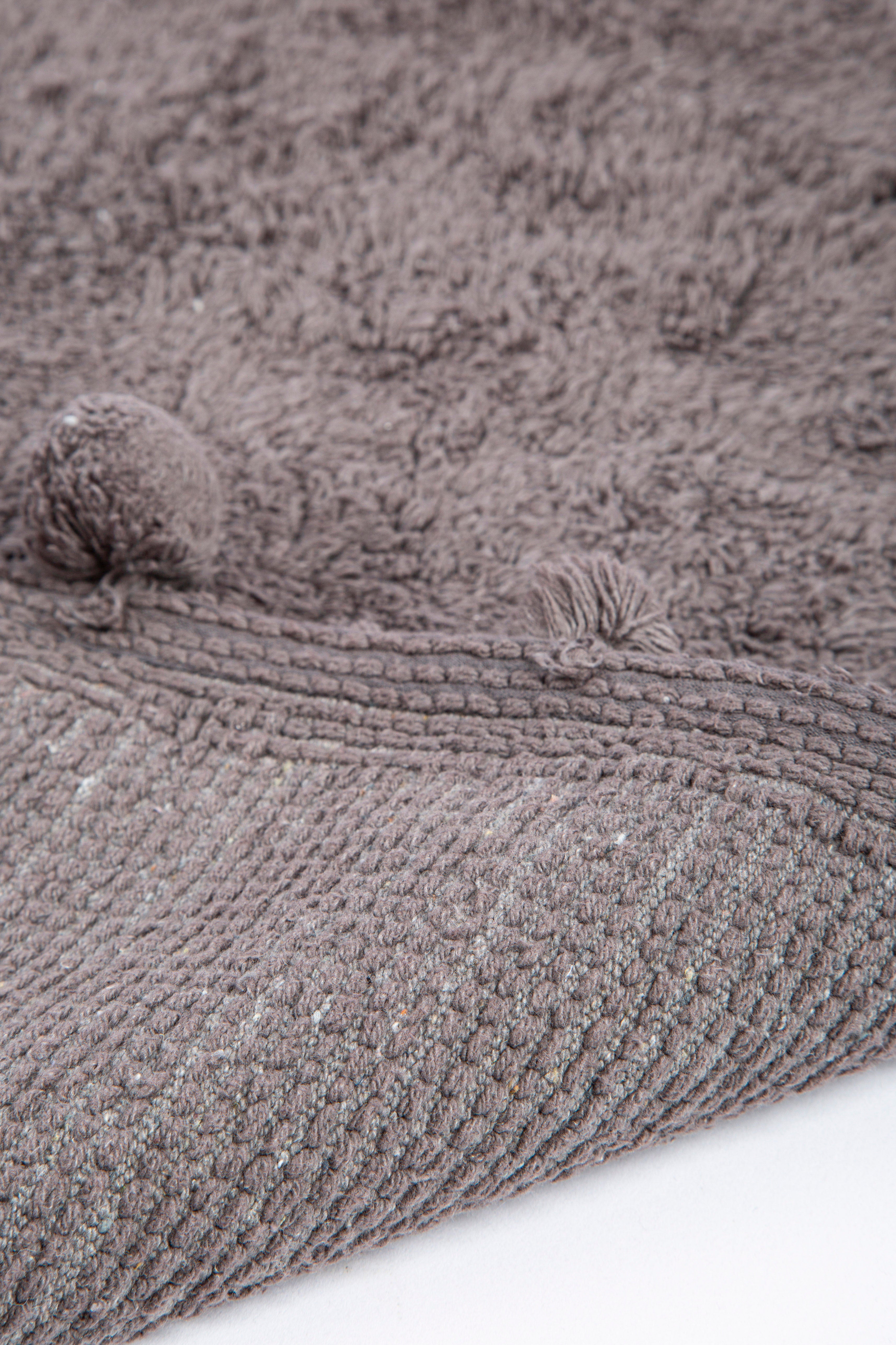 Alya 2 Piece Set Bath Mat 100% Cotton 40x60 + 60x90 Anthracite