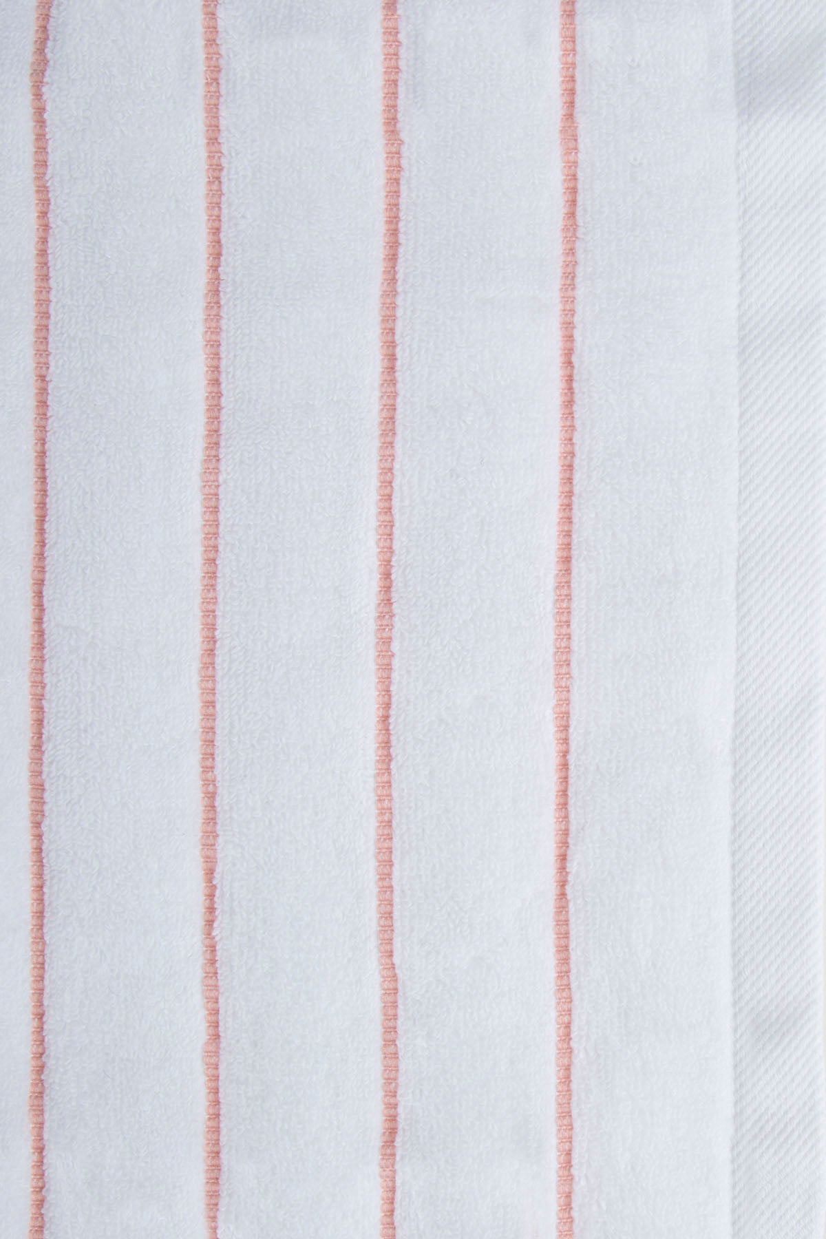 Wendy Banyo Havlusu Beyaz/Açık Pembe 70x130