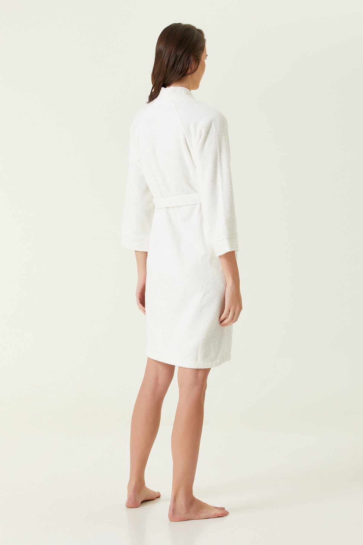 Nera Kadın Bornoz Ekru