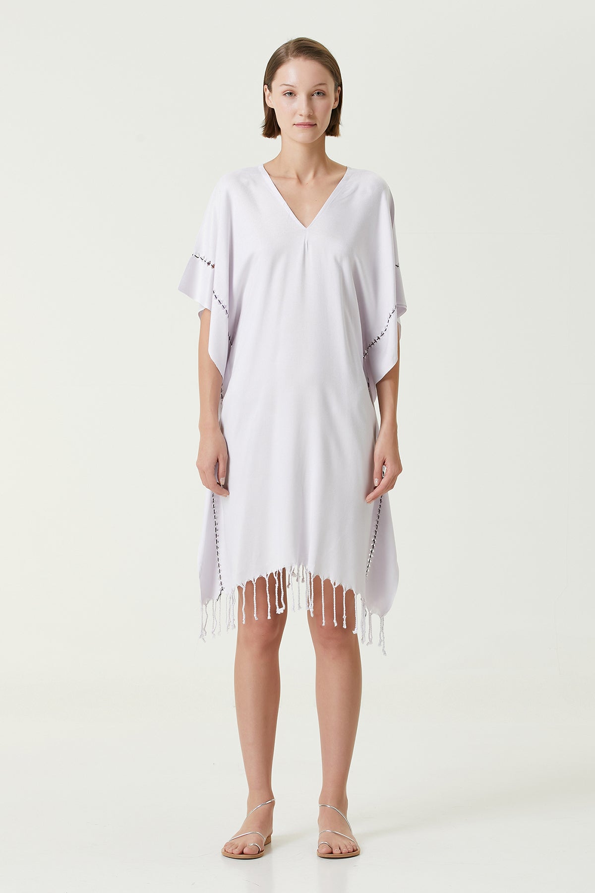 Layla V-Neck Dress Lilac