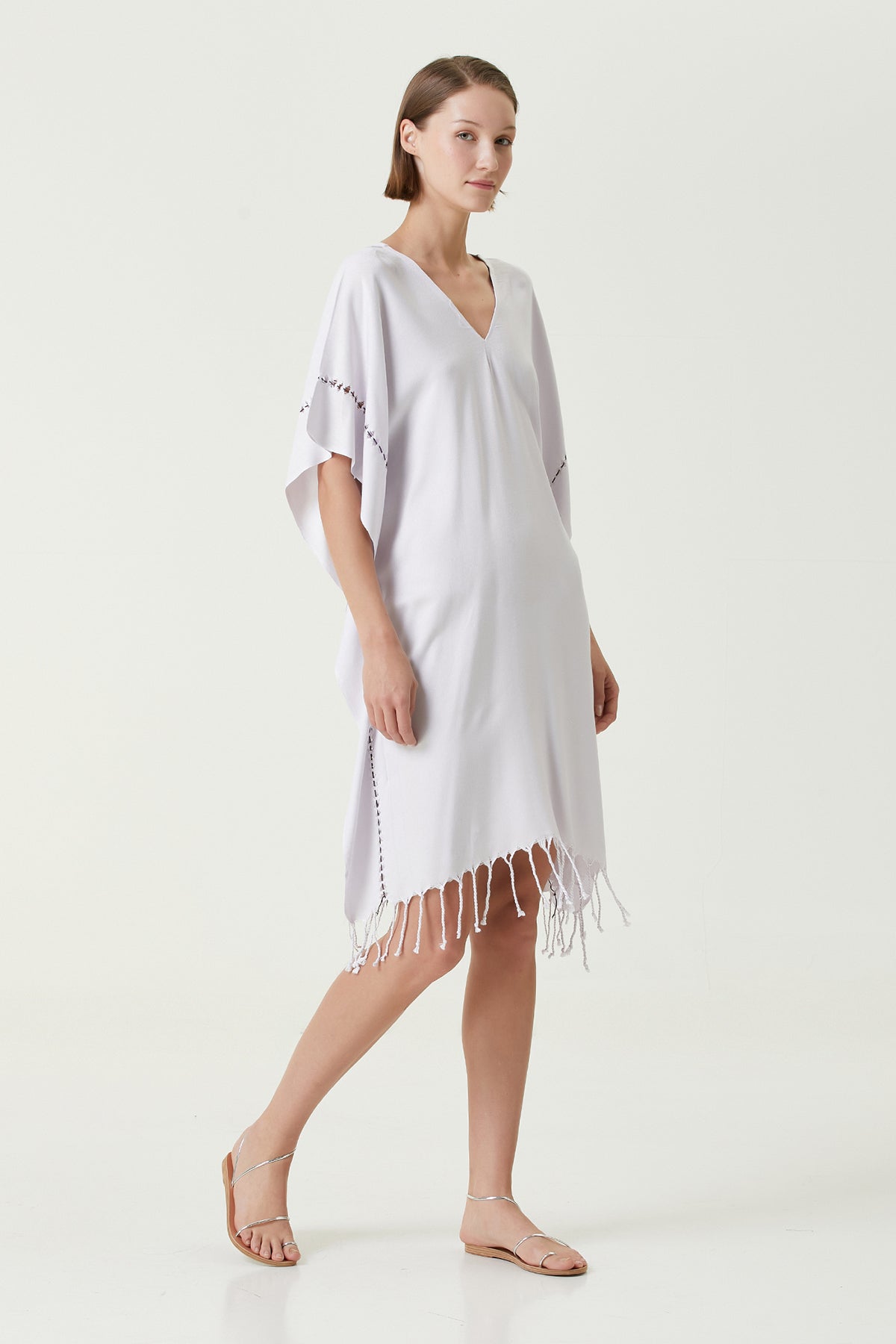 Layla V-Neck Dress Lilac