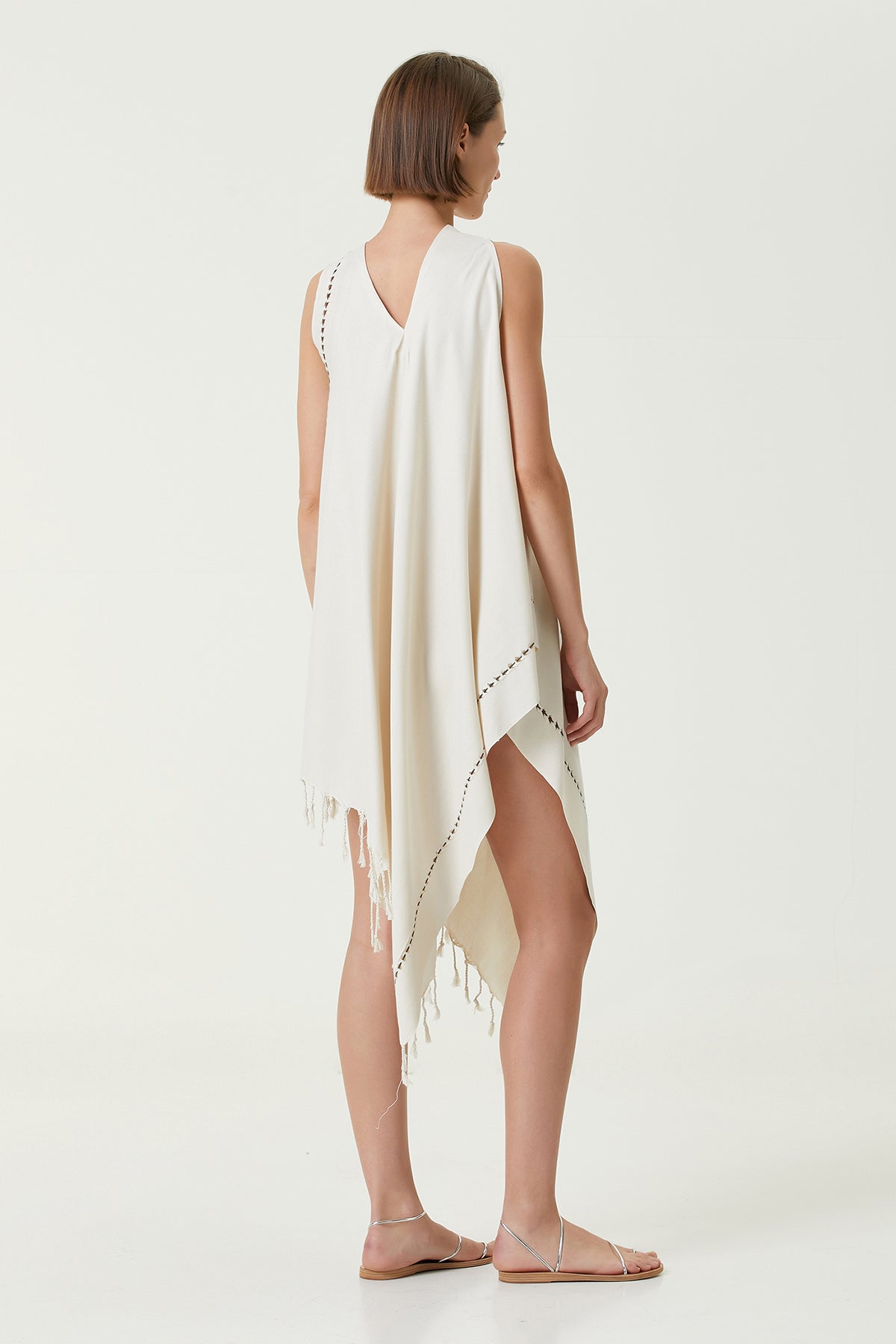 Layla Askılı Elbise Bej