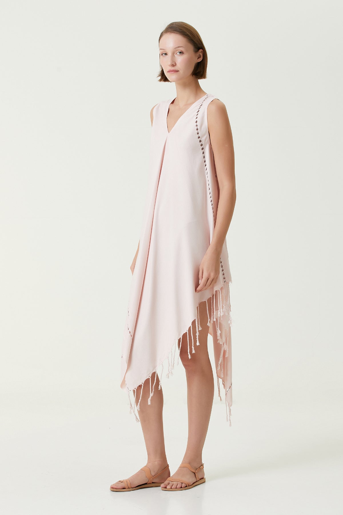 Layla Strap Dress Powder