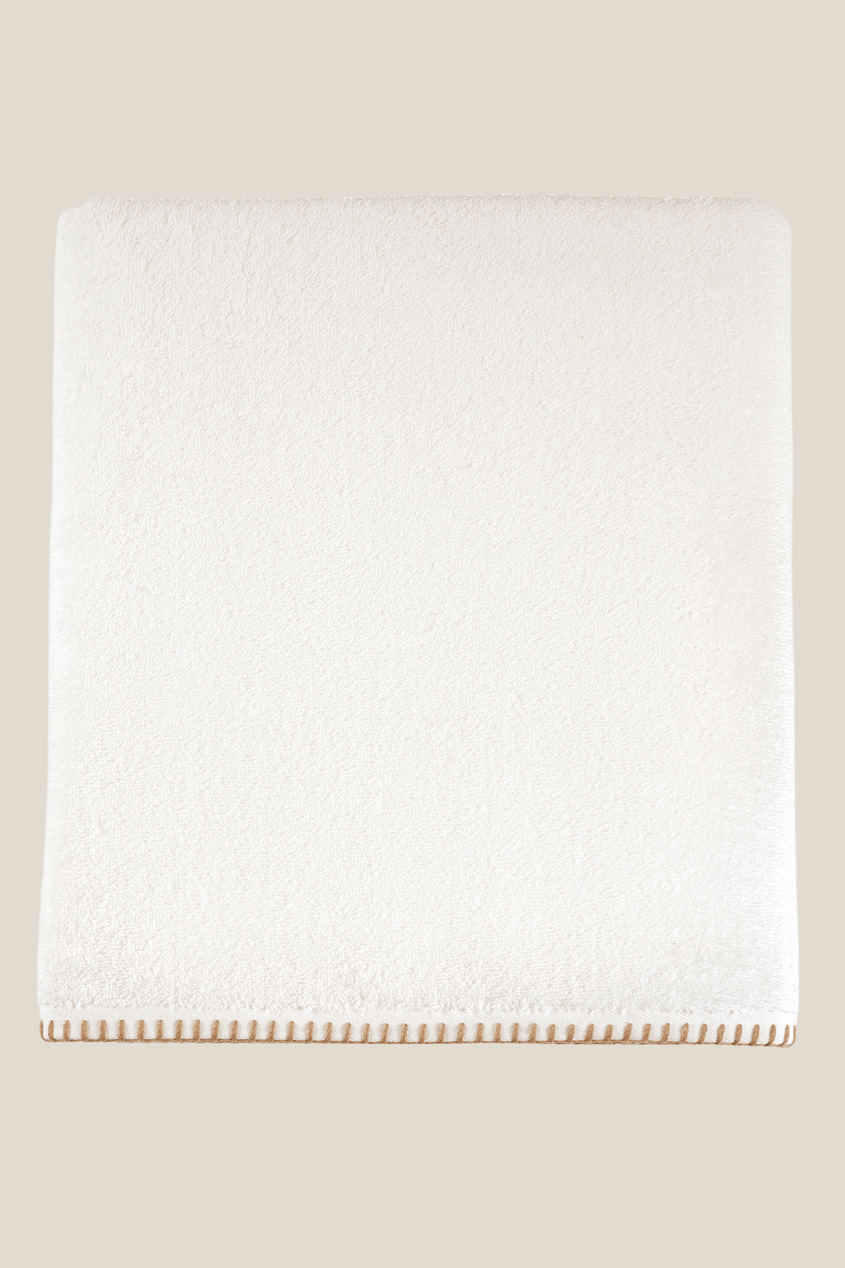 Shadow %100 Pamuk Banyo Havlusu 70x140 cm Ekru