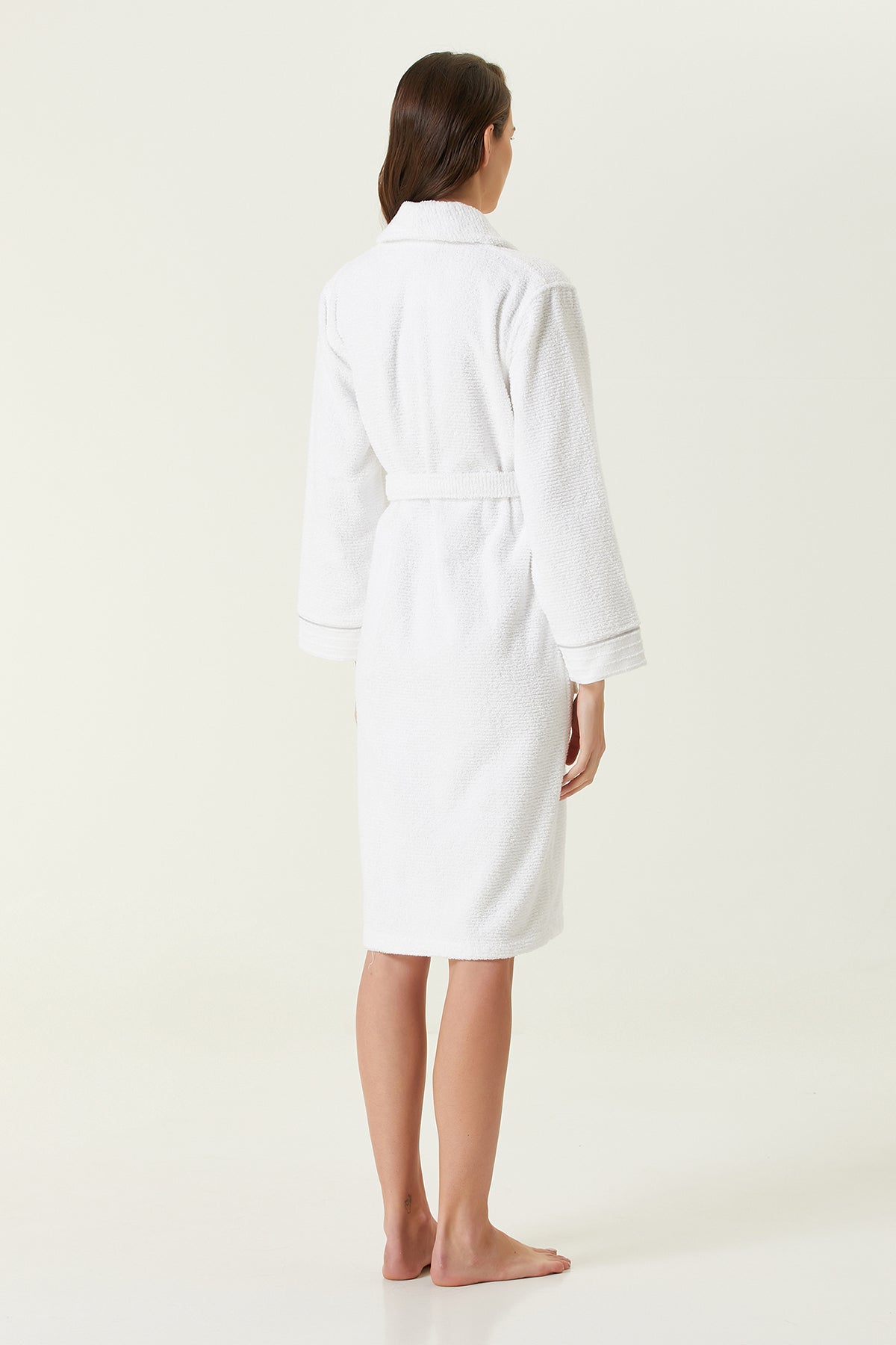 Roya Kadın Bornoz Beyaz