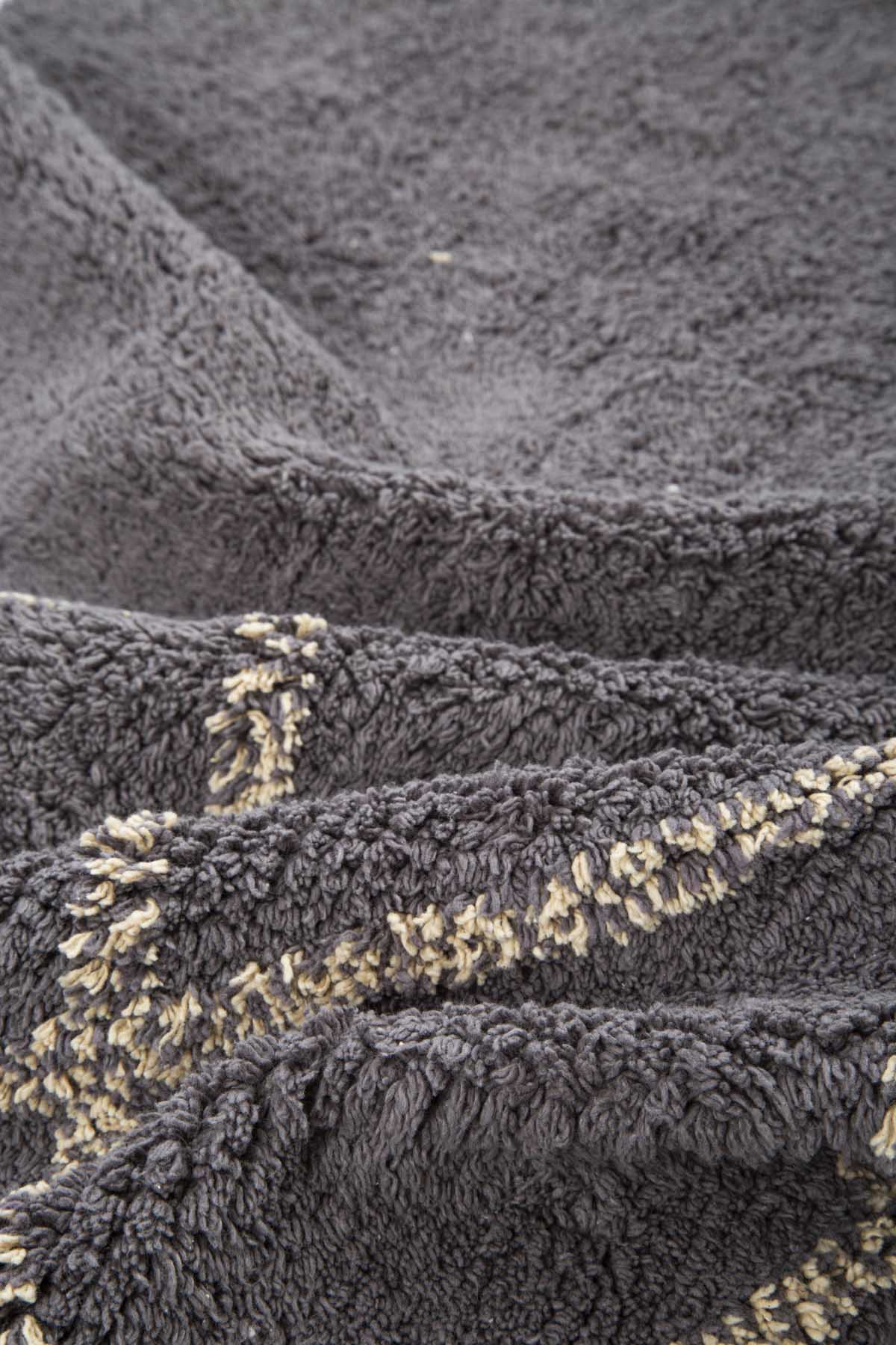 Agnes 2’li Takım Banyo Paspası %100 Pamuk 40x60 + 60x90 Gri