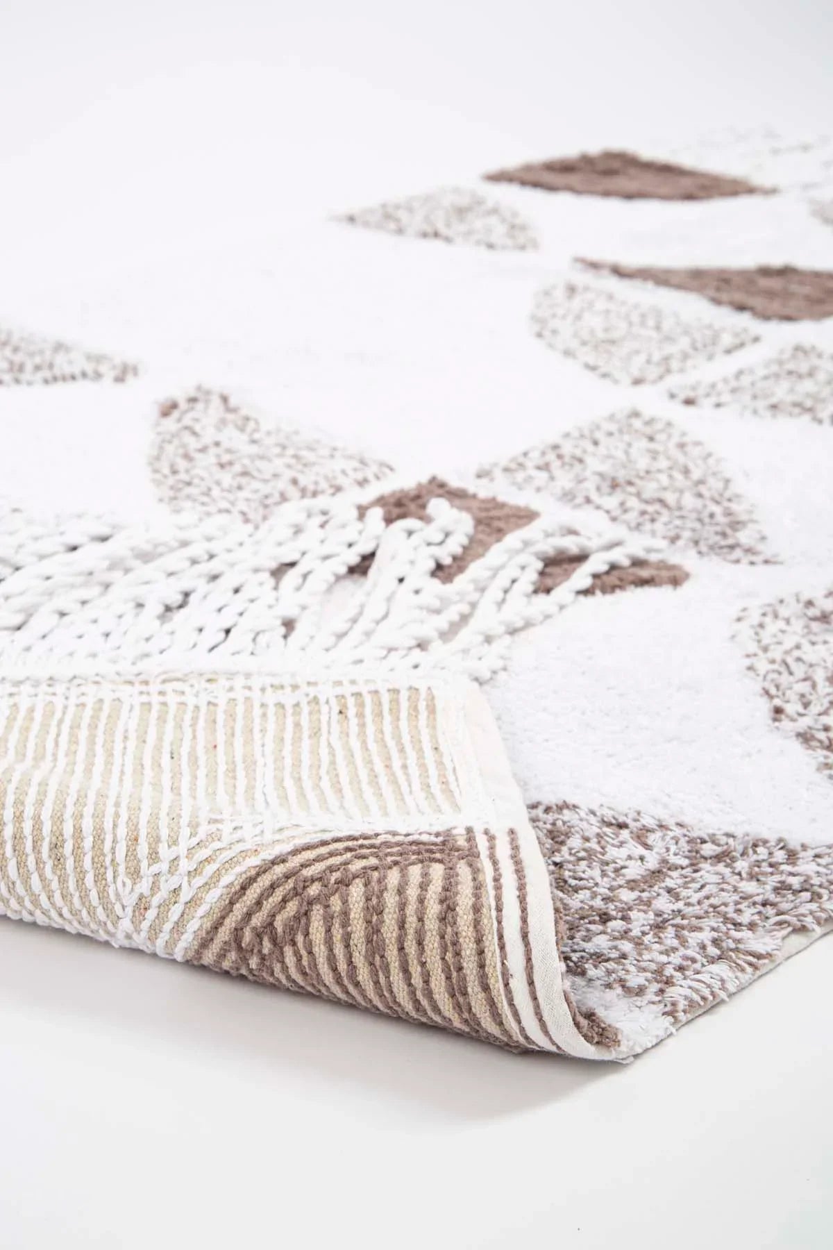 Brook Single Bath Mat 100% Cotton 70x110 Ecru