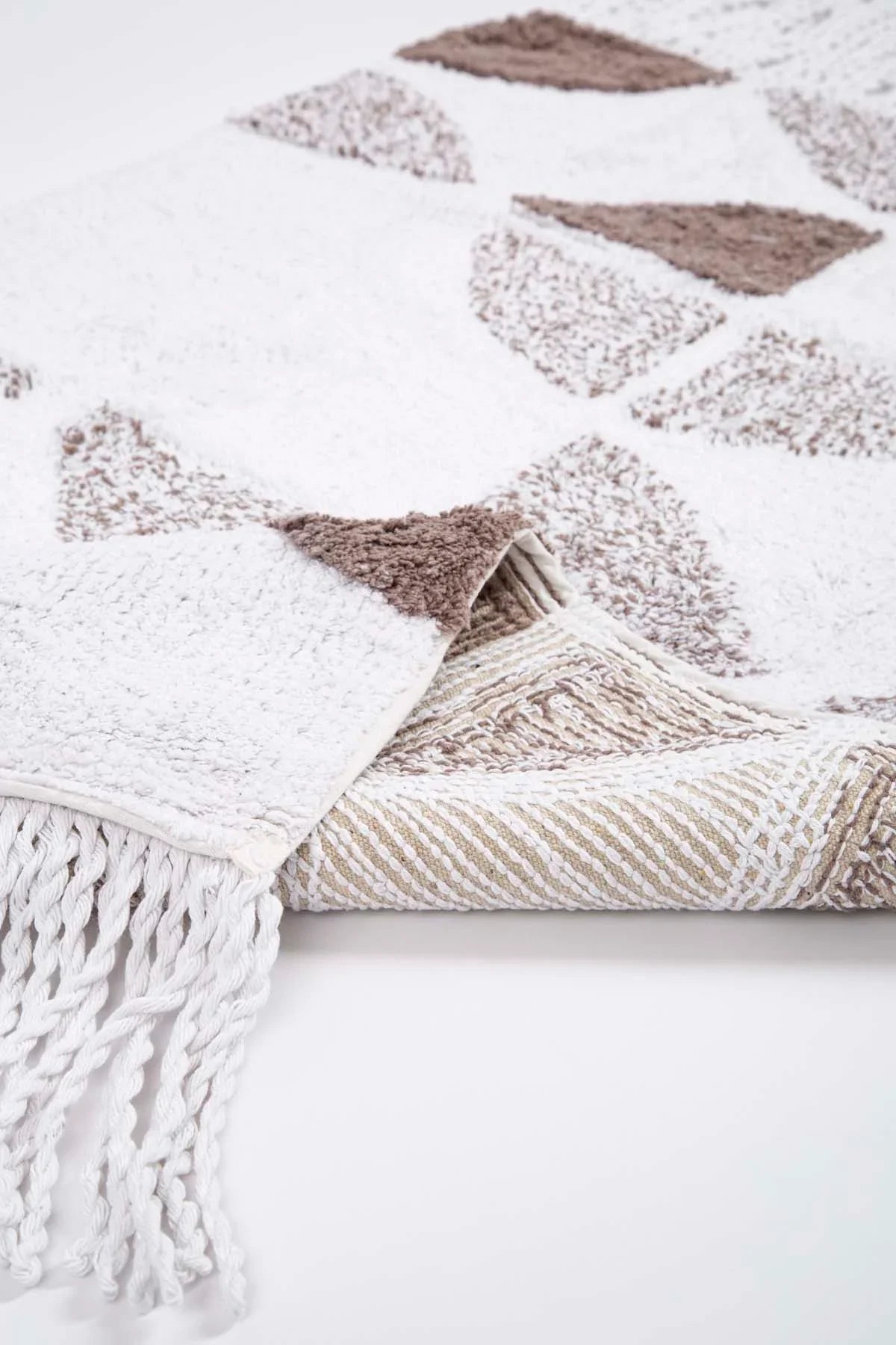 Brook Single Bath Mat 100% Cotton 70x110 Ecru