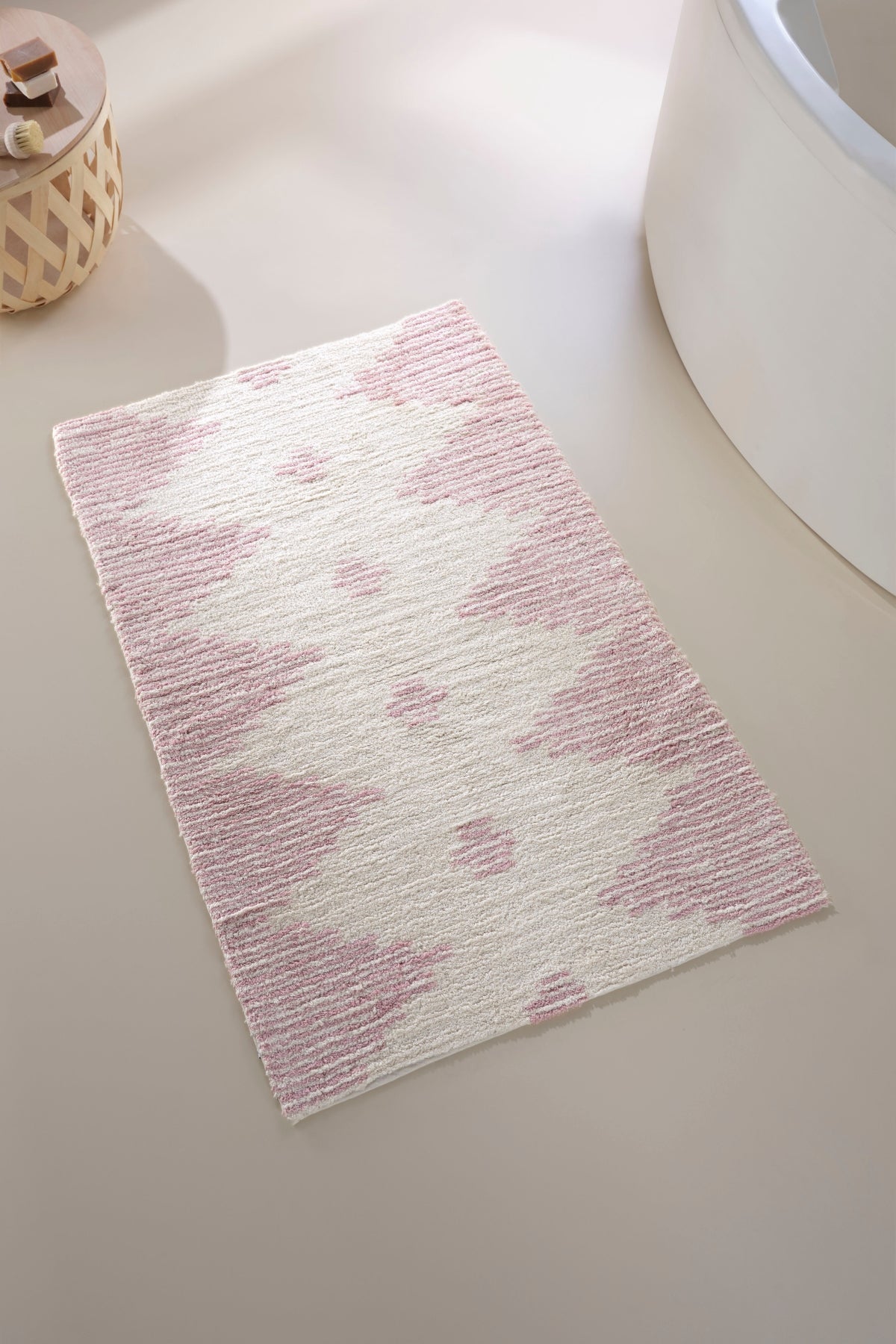 Mistic Single Bath Mat 100% Cotton 70x110 Pink