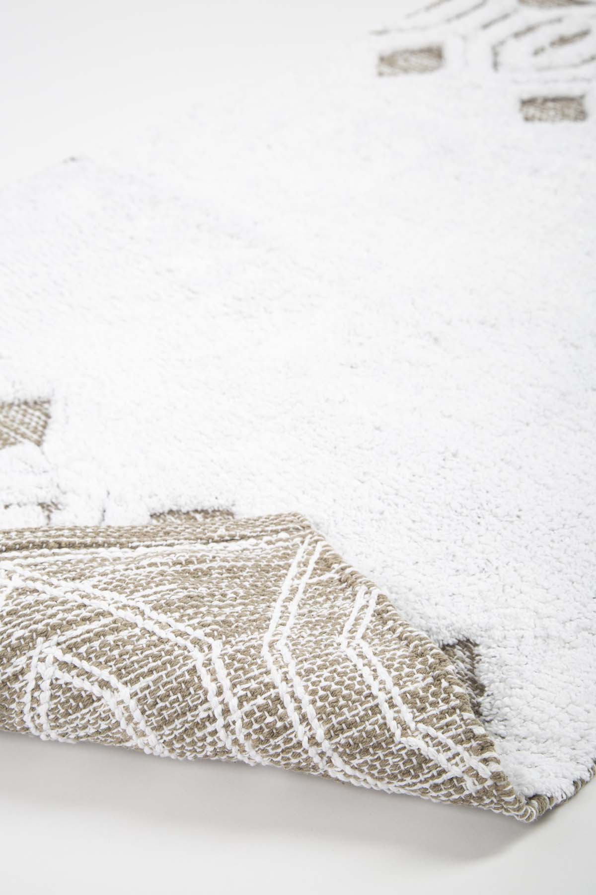 Sherry 2 Piece Bath Mat Set 100% Cotton 40x60 + 60x90 Beige