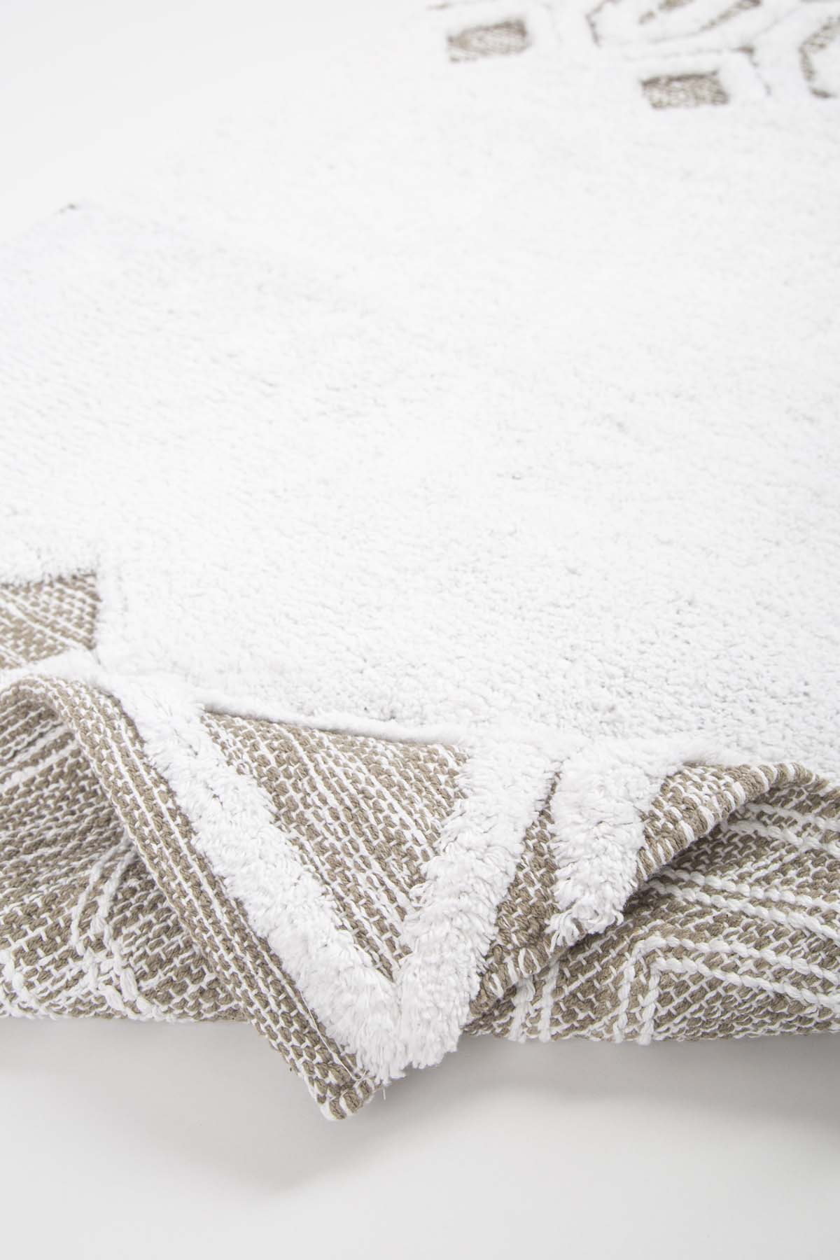 Sherry Single Bath Mat 100% Cotton 70x110 Beige