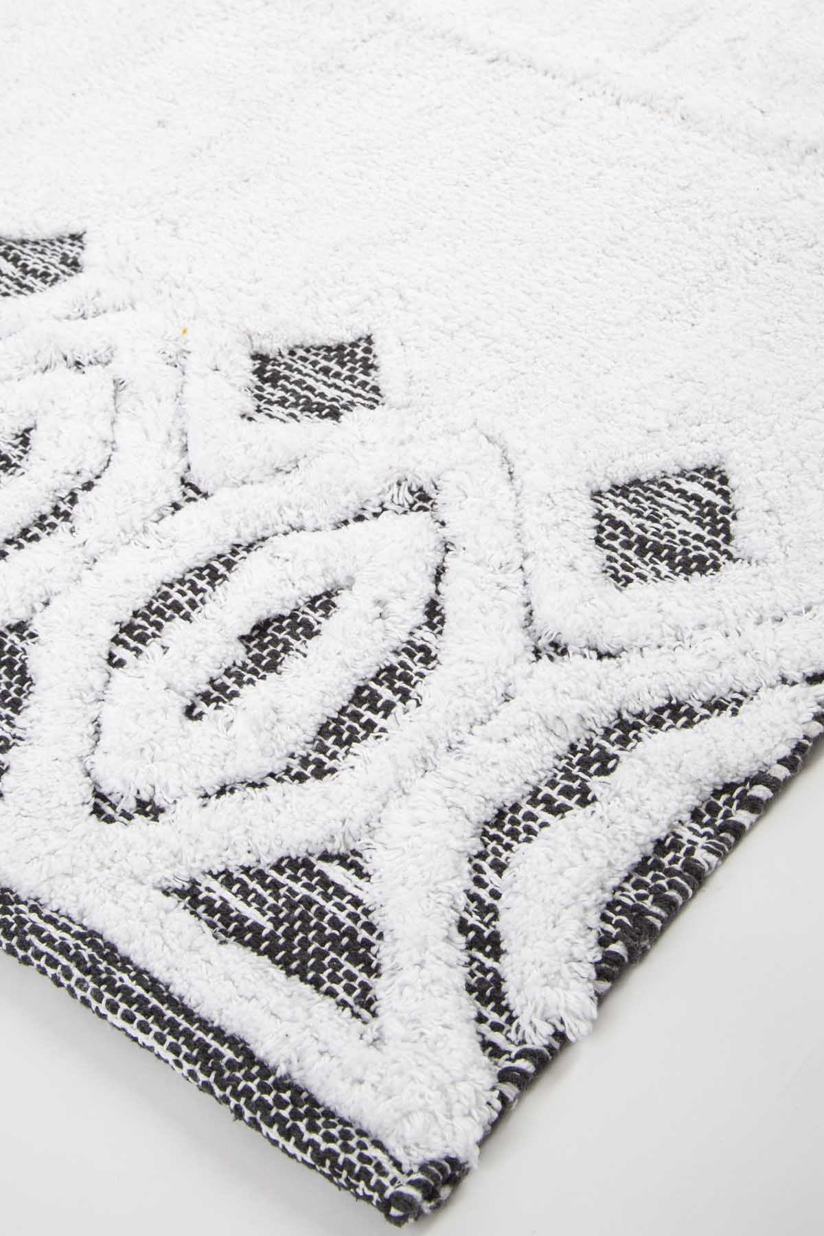 Sherry 2 Piece Bath Mat Set 100% Cotton 40x60 + 60x90 Gray