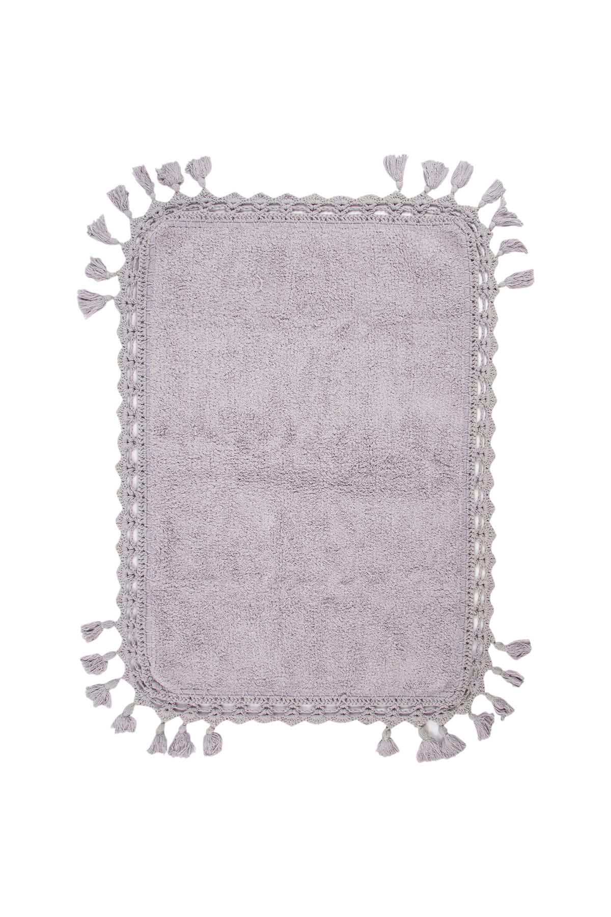 Lorna Single Bath Mat 100% Cotton 70x110 Lilac