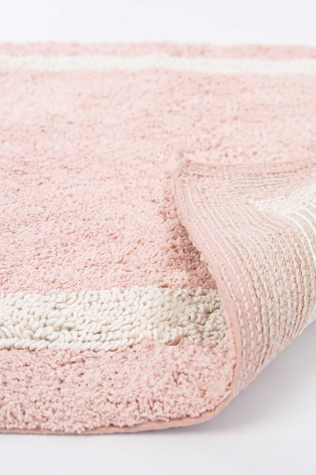 Liberte 2’li Takım Banyo Paspası %100 Pamuk 40x60 + 60x90 Pembe