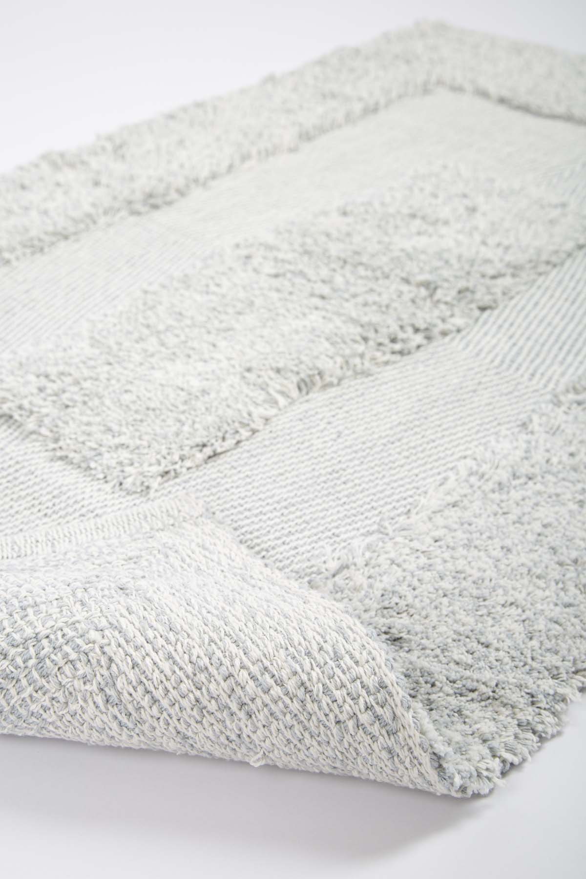 Vivian 2 Piece Bath Mat Set 100% Cotton 40x60 + 60x90 Blue