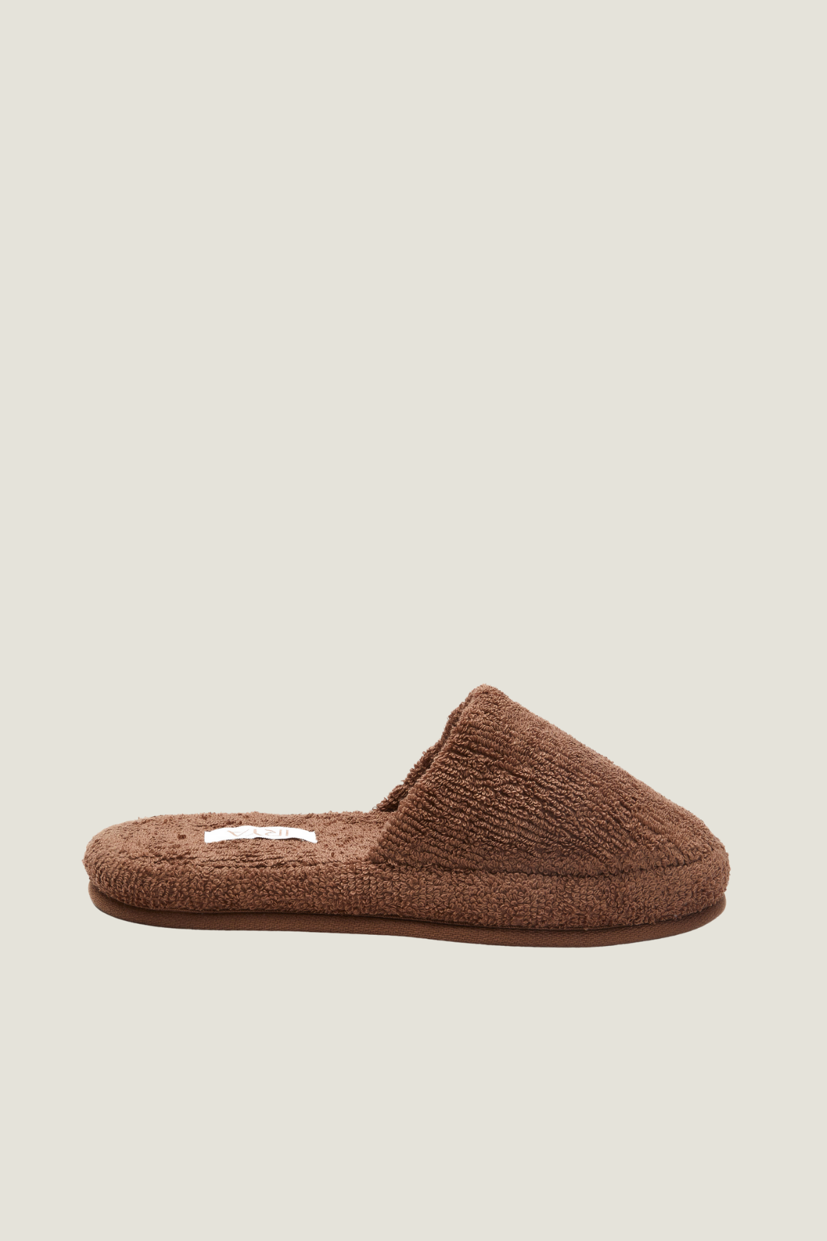 Solena %100 Pamuk Unisex Havlu Terlik Mocha