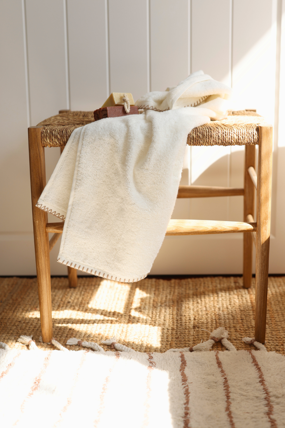 Shadow %100 Pamuk El Havlusu 50x90 cm Ekru