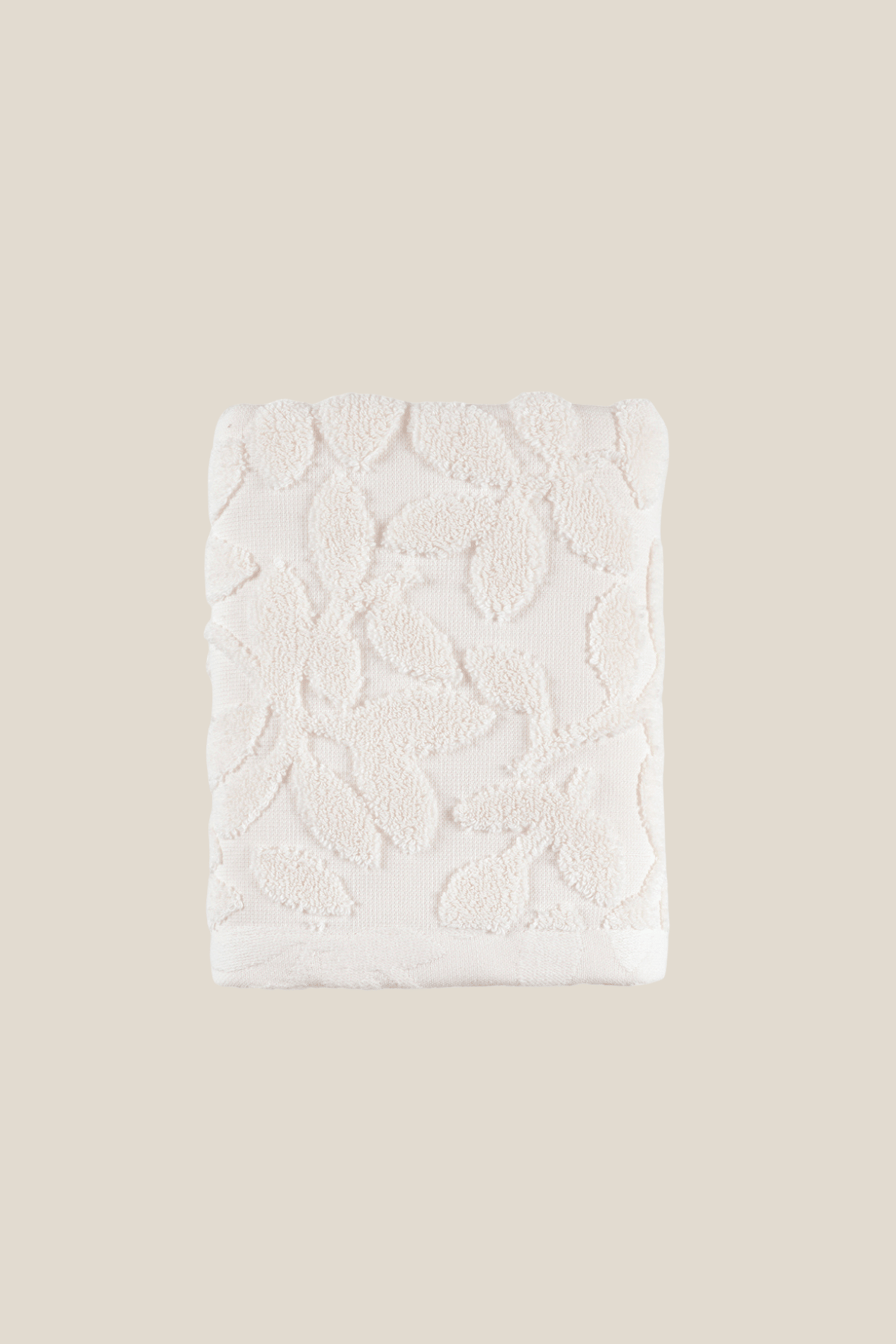 Allesi %100 Pamuk El Havlusu 50x90 cm Ekru