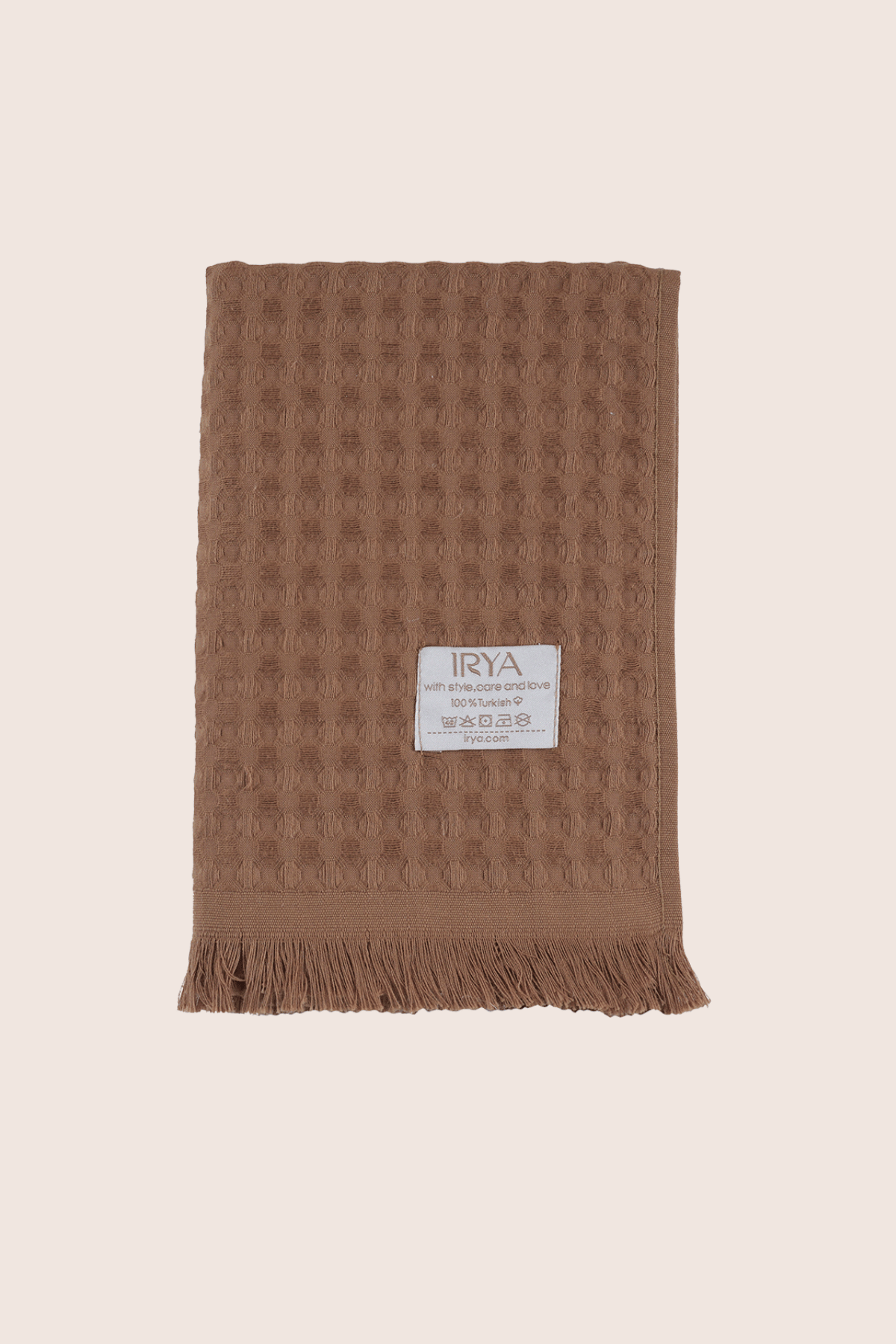 Aura Waffle Havlu Kahve 50X100