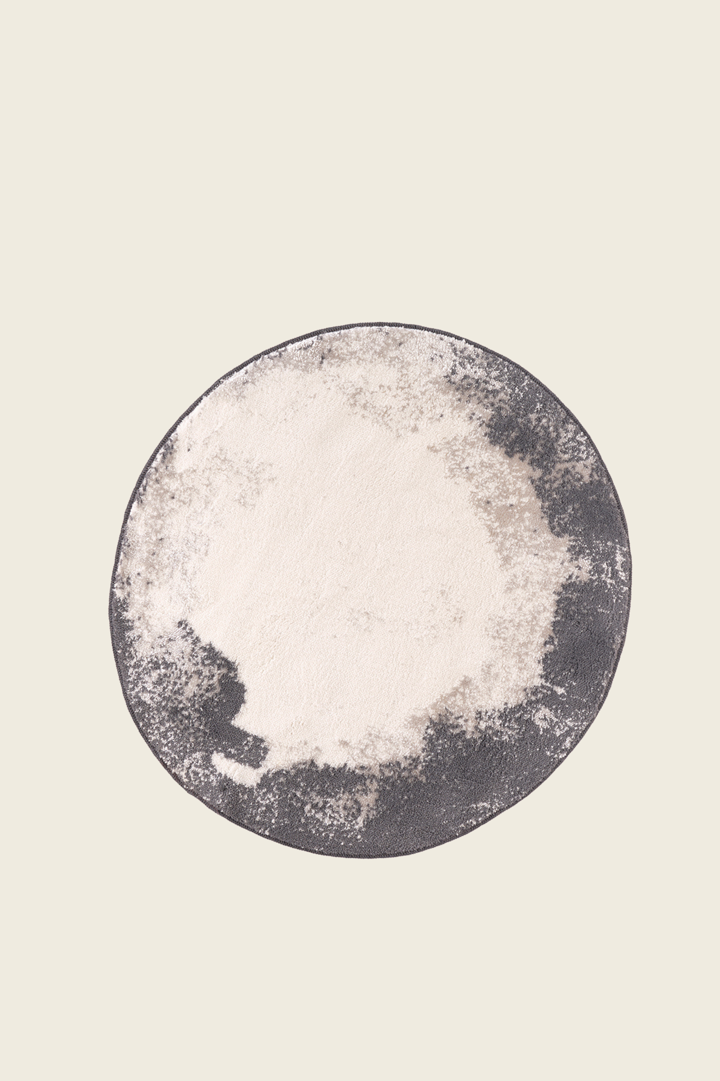 Hypnos Yuvarlak Banyo Paspası 70x70 Koyu Gri