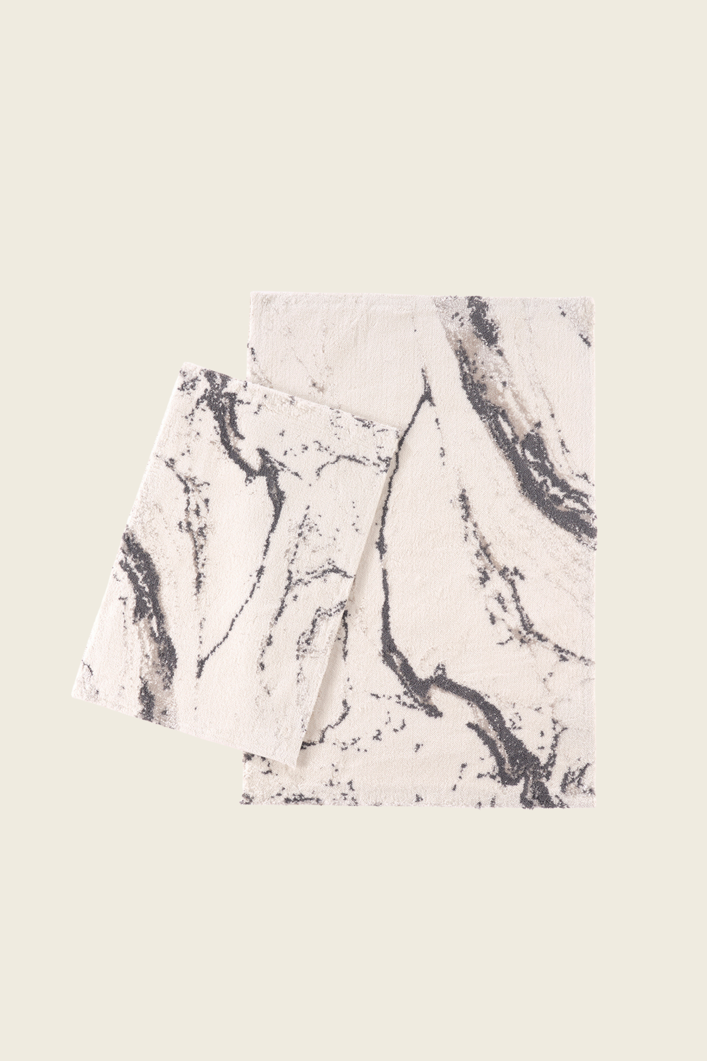 Marmera 2'li Paspası 40X60+60X90 Koyu Gri