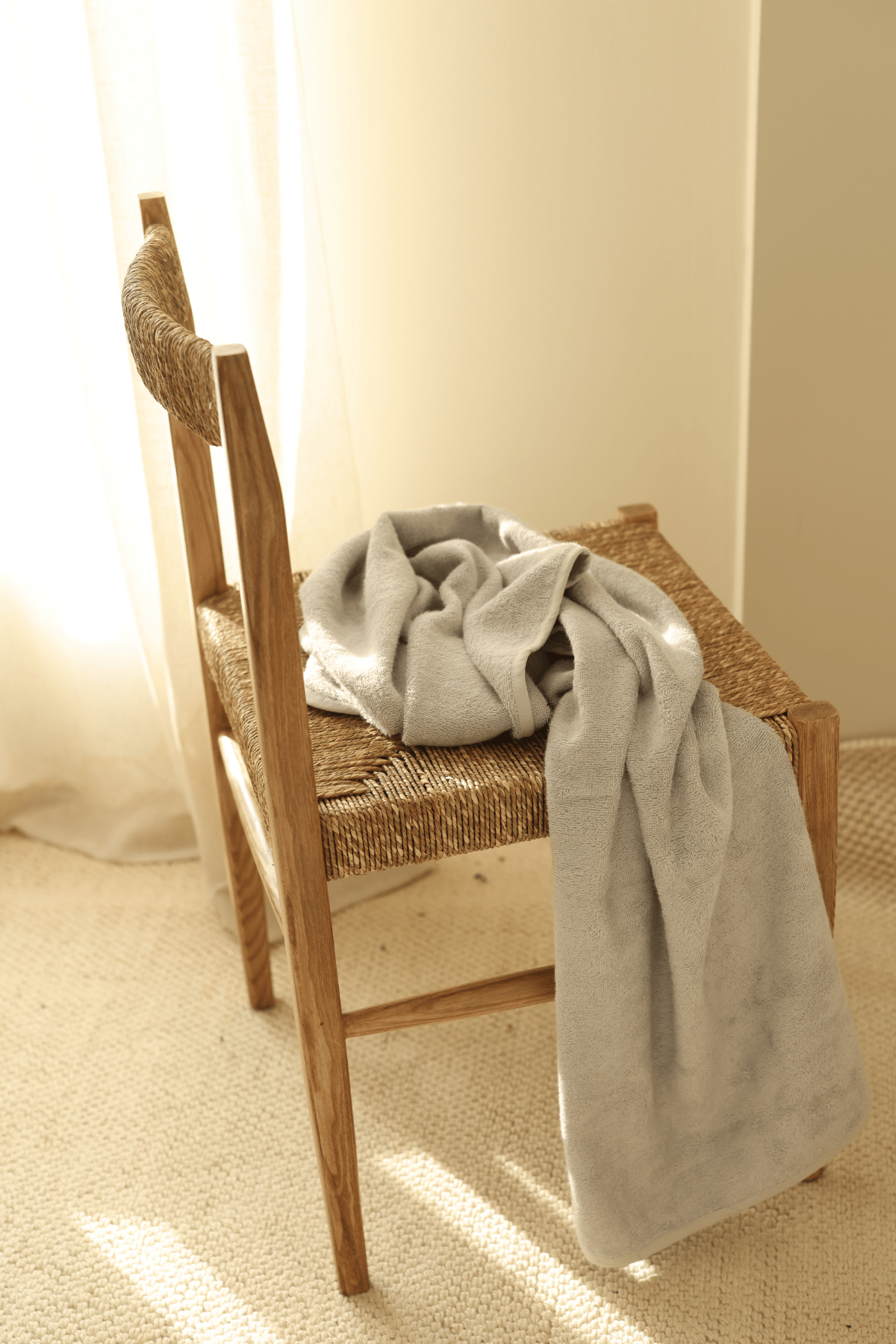 Sedef Bambu El Havlusu 50x90 cm Gri