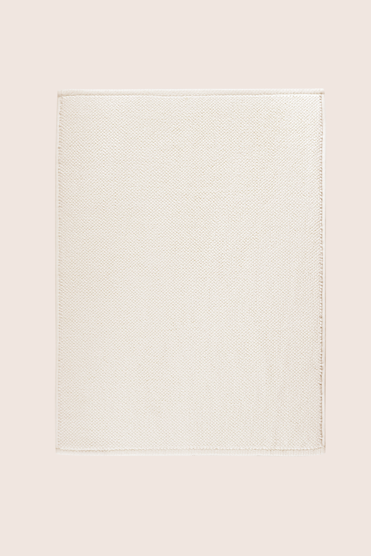 Velluna Tekli Havlu Banyo Paspası 50x80 cm Ekru