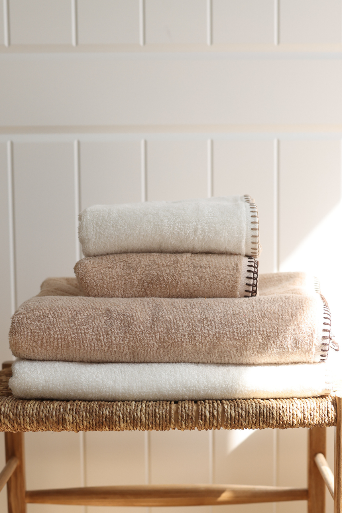 Shadow %100 Pamuk El Havlusu 50x90 cm Ekru