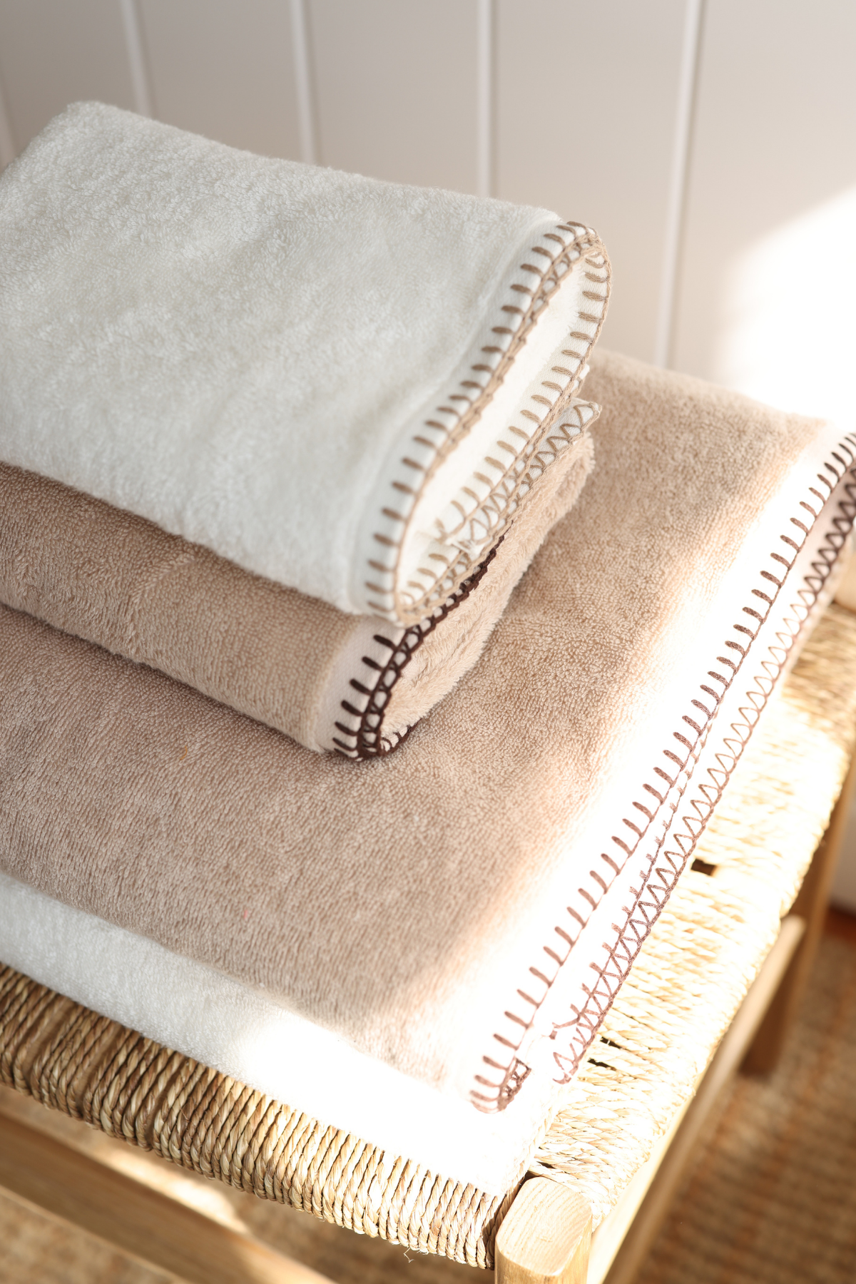 Shadow 100% Cotton Bath Towel 70x140 cm Beige