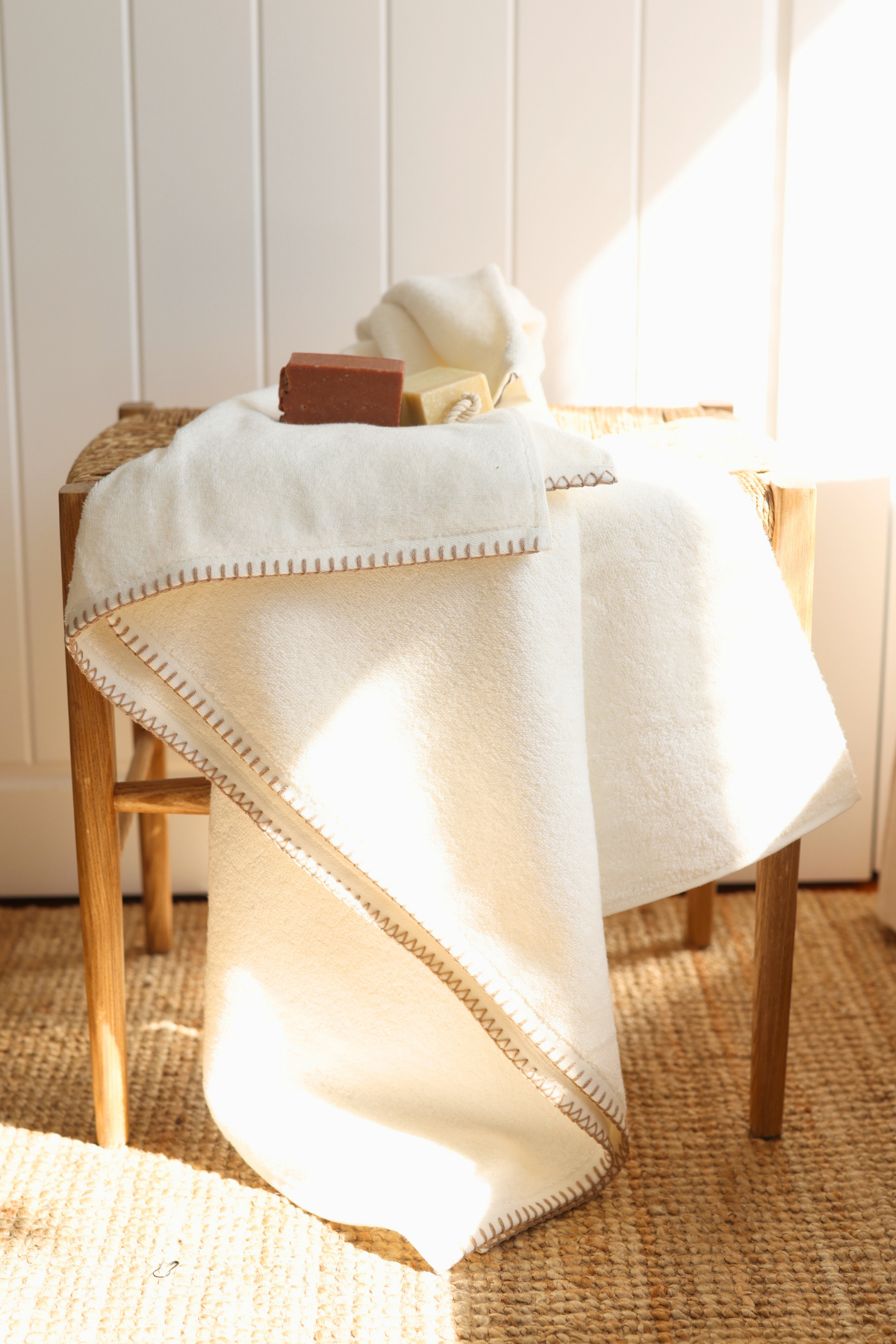 Shadow %100 Pamuk El Havlusu 50x90 cm Ekru