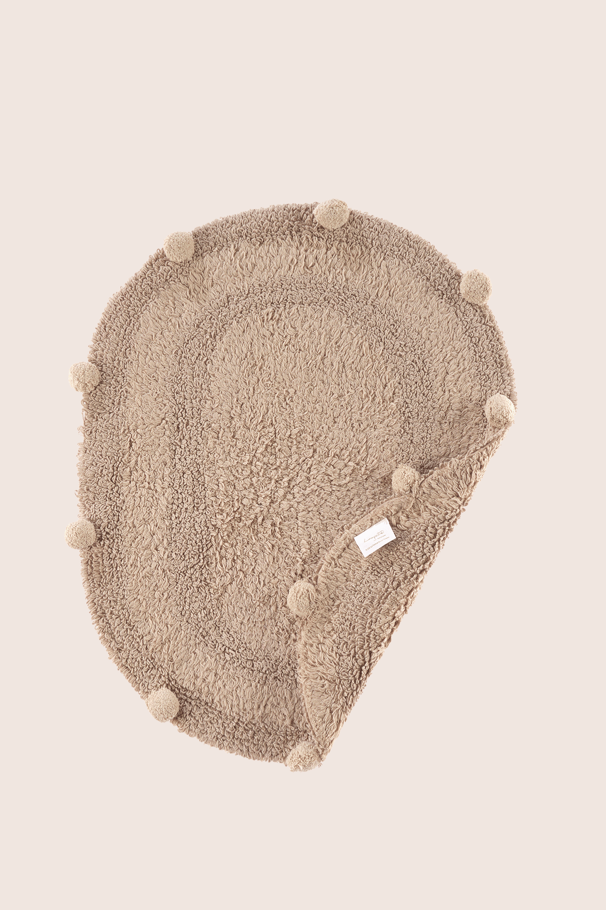 Lampetie | Eris Tekli Banyo Paspası 45x60 Kahverengi