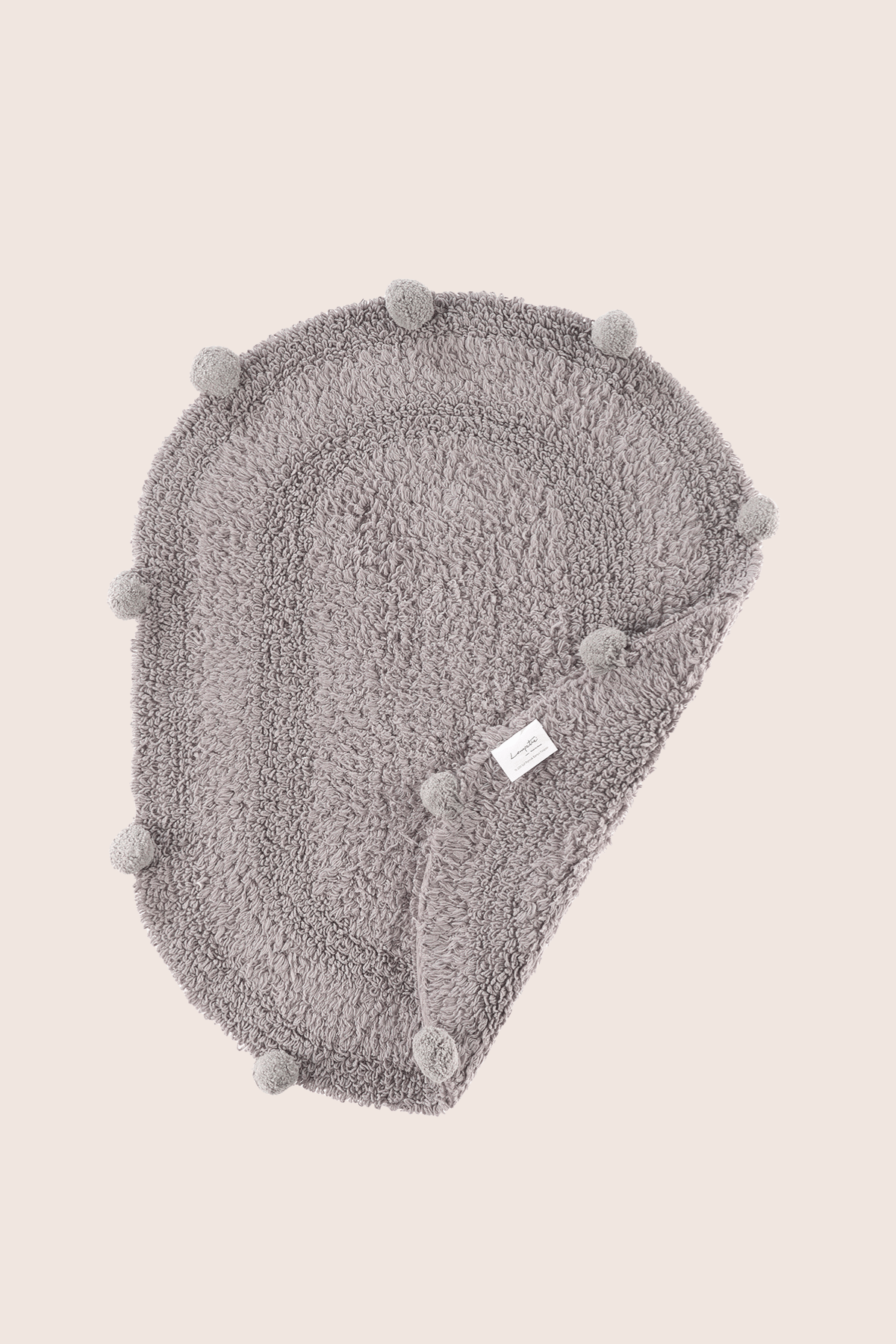 Lampetie | Eris Tekli Banyo Paspası 45x60 Gri