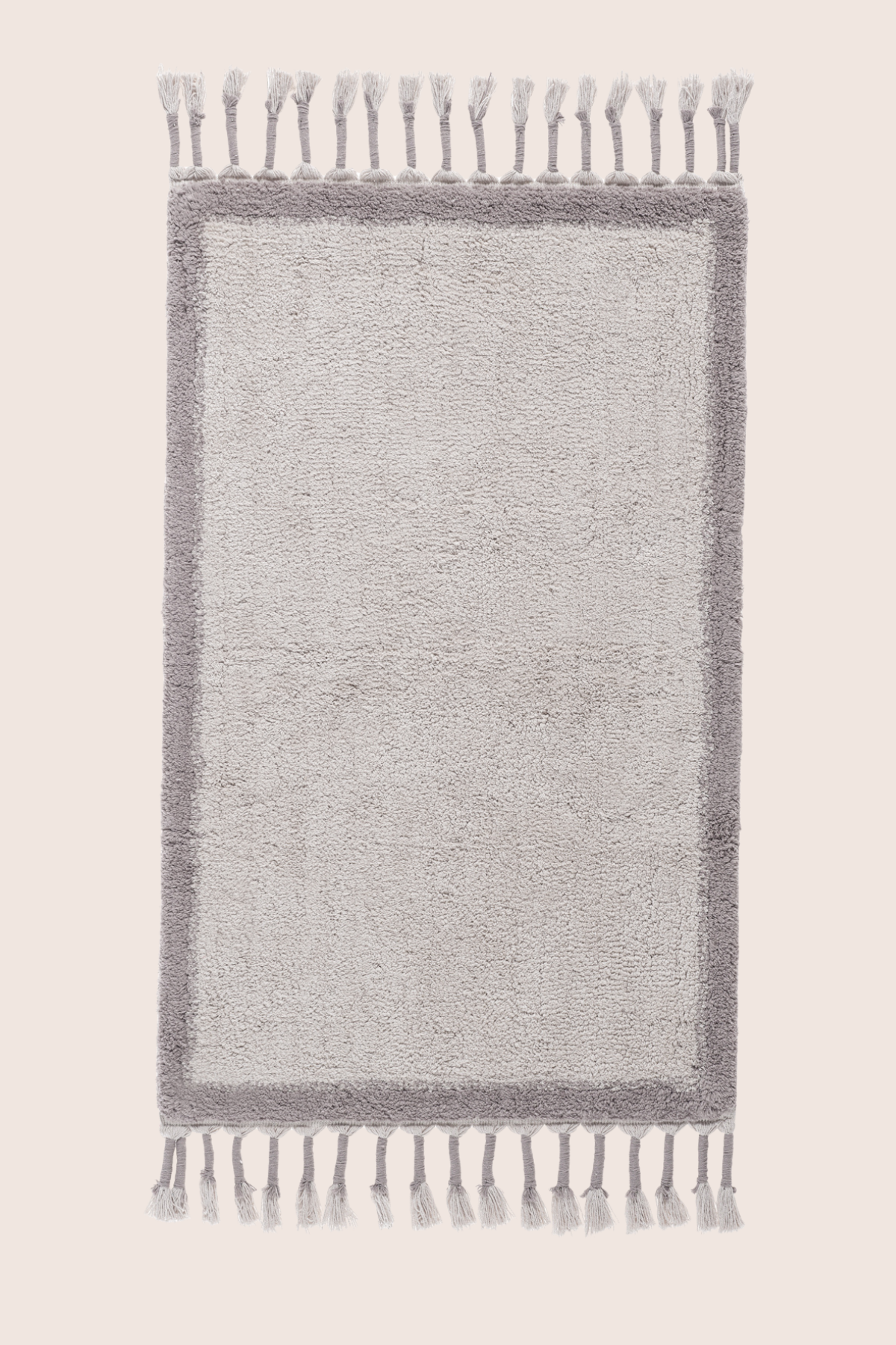 Root Tekli Banyo Paspası Bambu 60x100 cm Koyu Gri