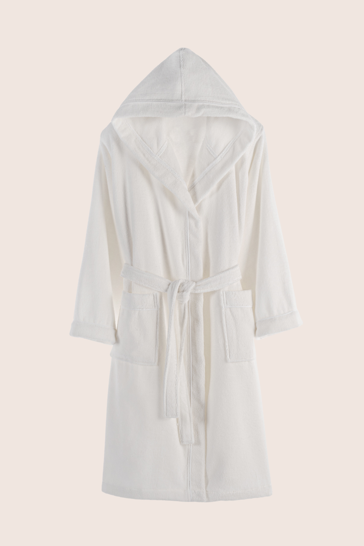 Miro %100 Pamuk Erkek Bornoz Beyaz