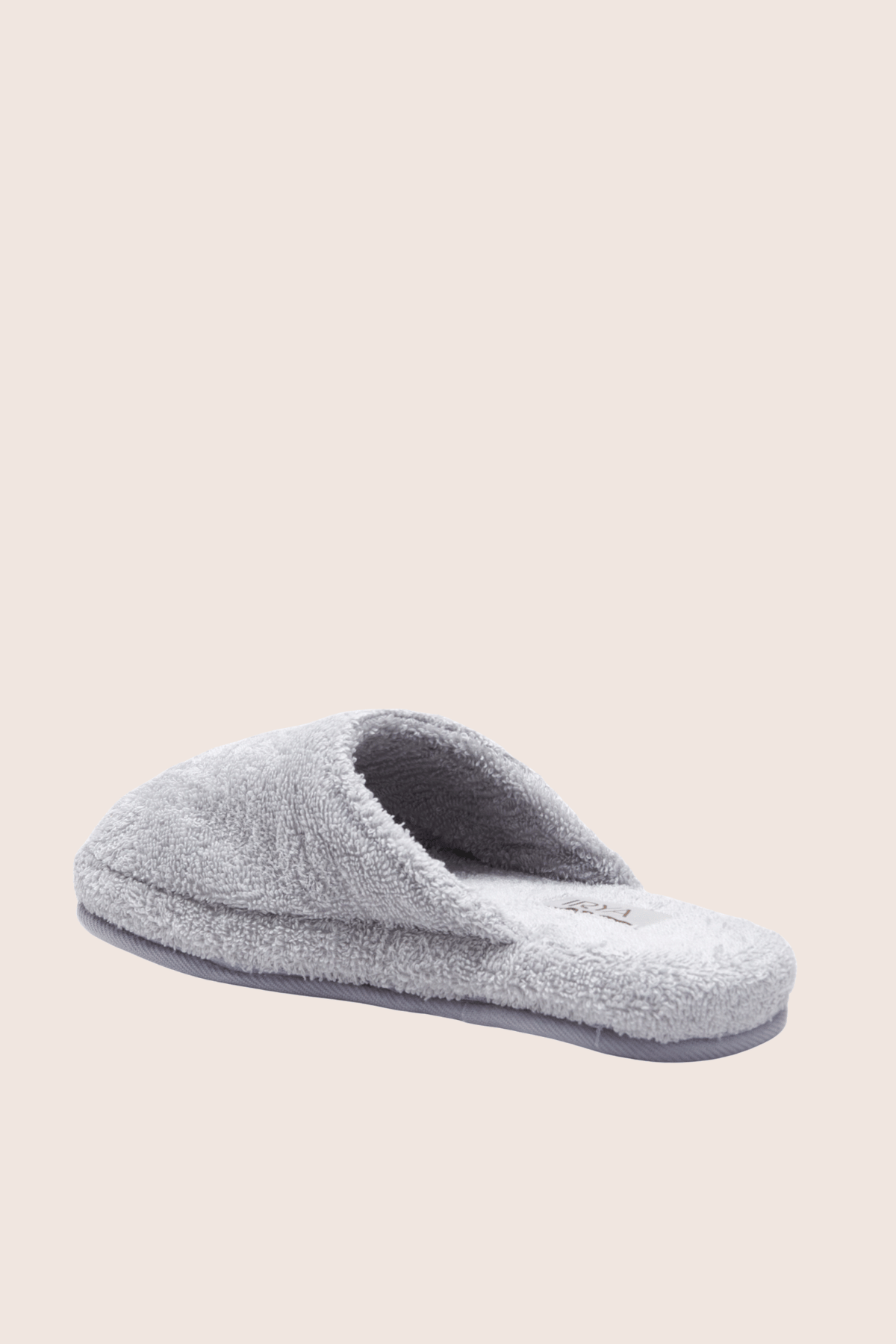 Marble %100 Pamuk Unisex Havlu Terlik Gri