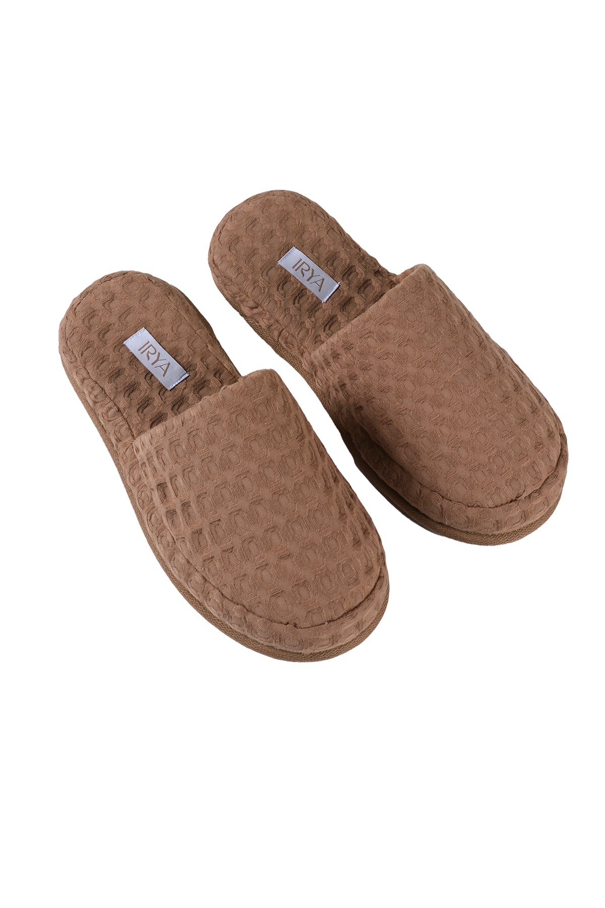 Solena %100 Pamuk Havlu Unisex Terlik Mocha