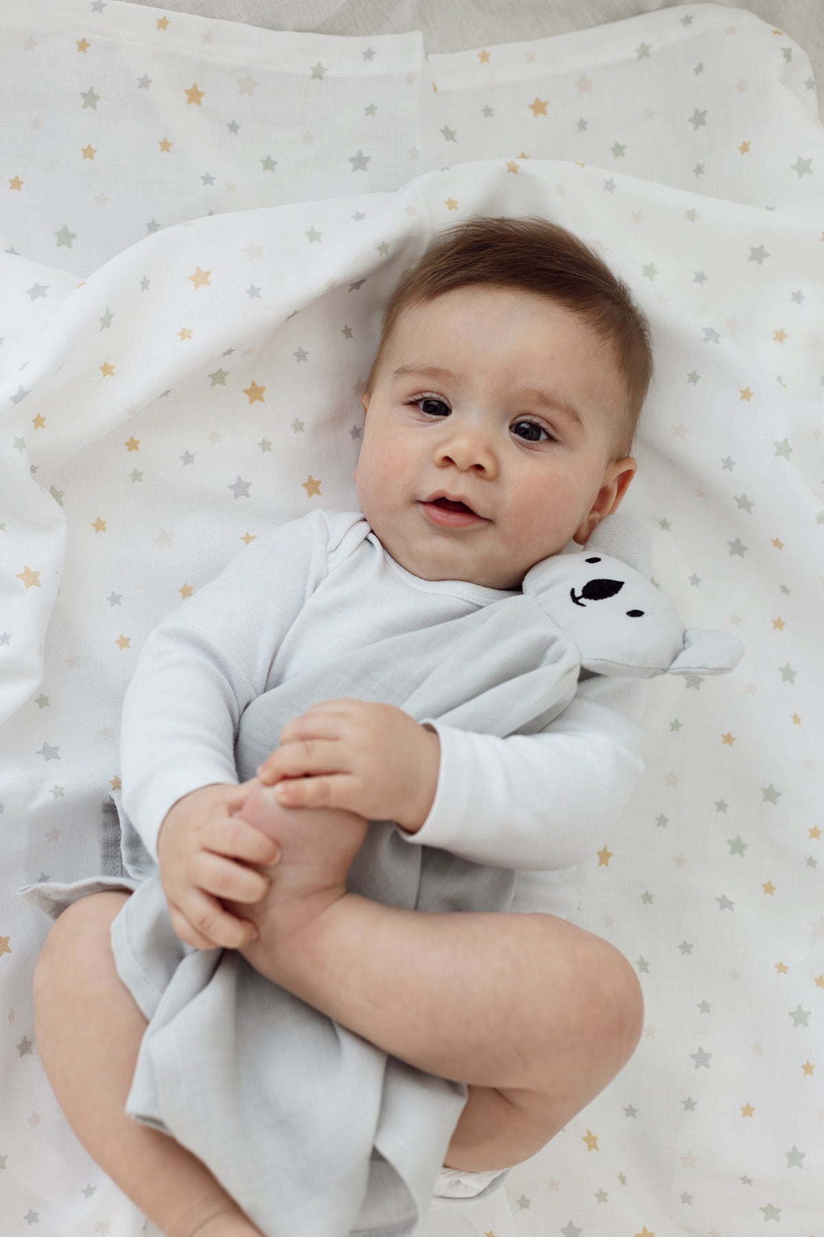 Dreamer Organic Cotton 2 Layer Muslin Blanket White 100x100